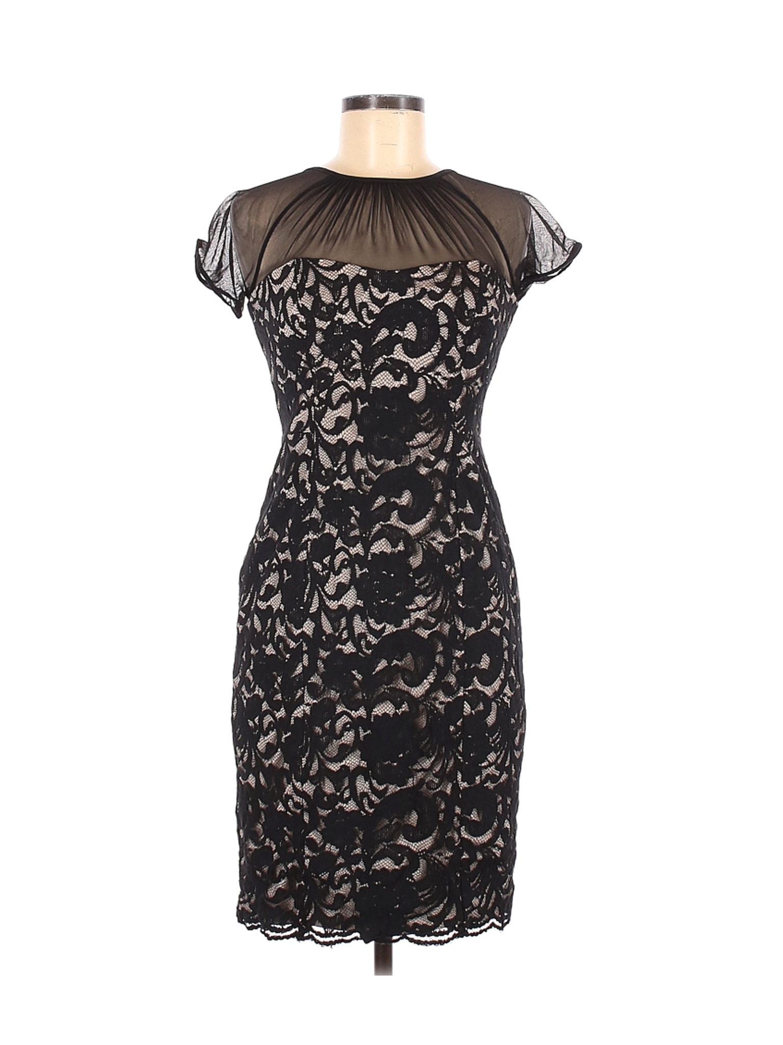 Maggy London Women Black Cocktail Dress 6 Petites | eBay