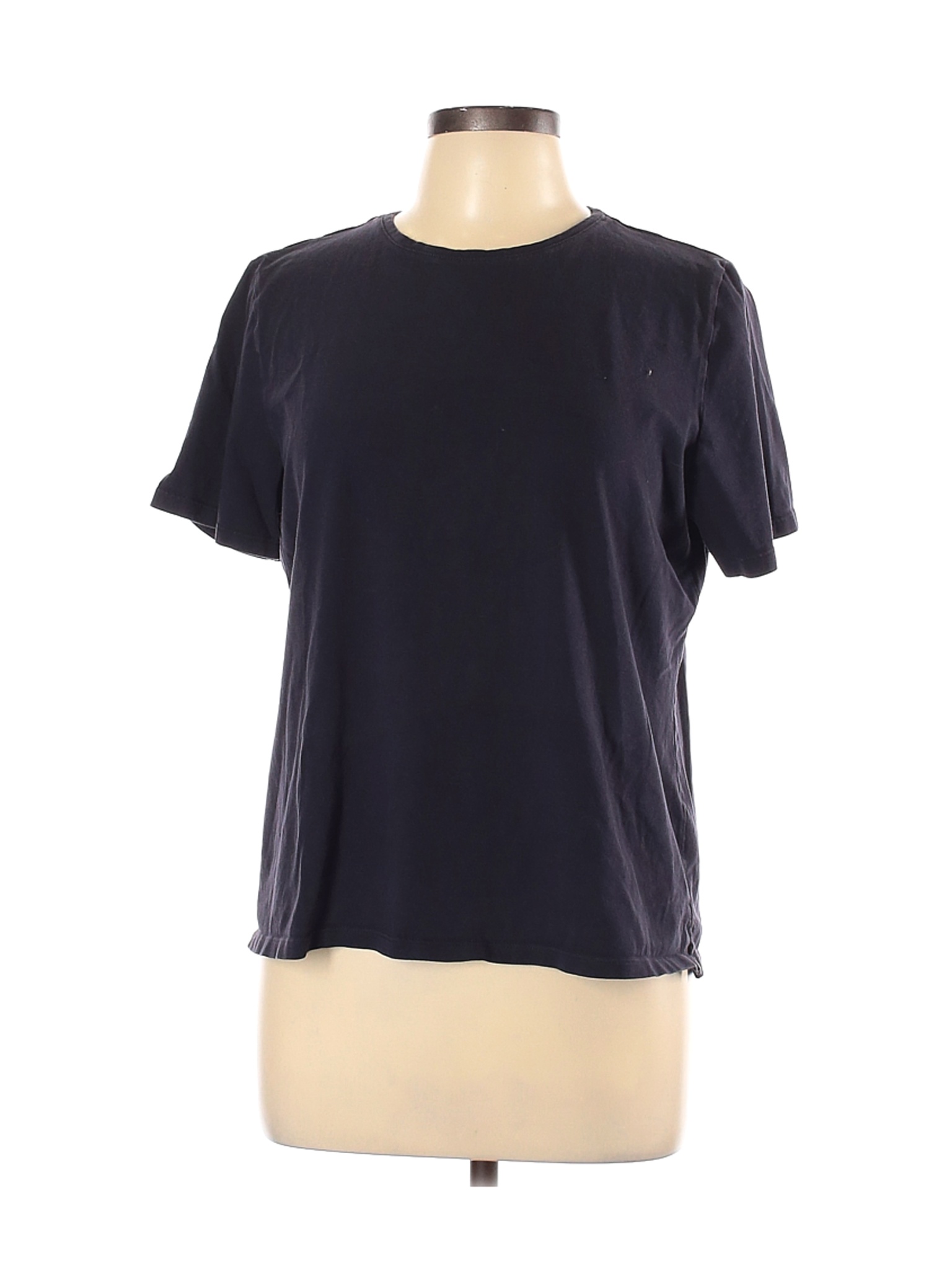 Lands' End Women Blue Short Sleeve T-Shirt L | eBay