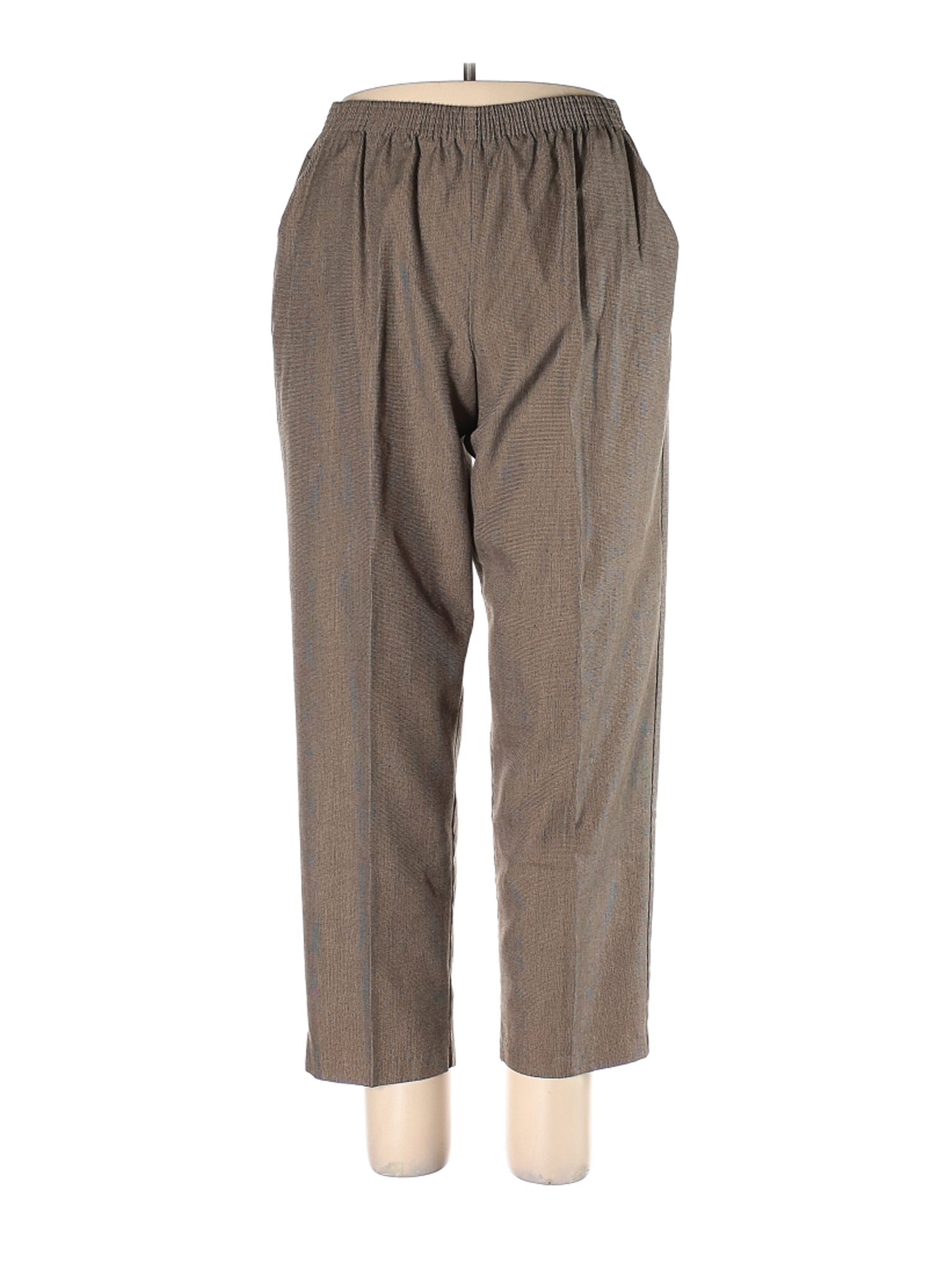 Briggs New York Women Brown Casual Pants 16 Petites | eBay