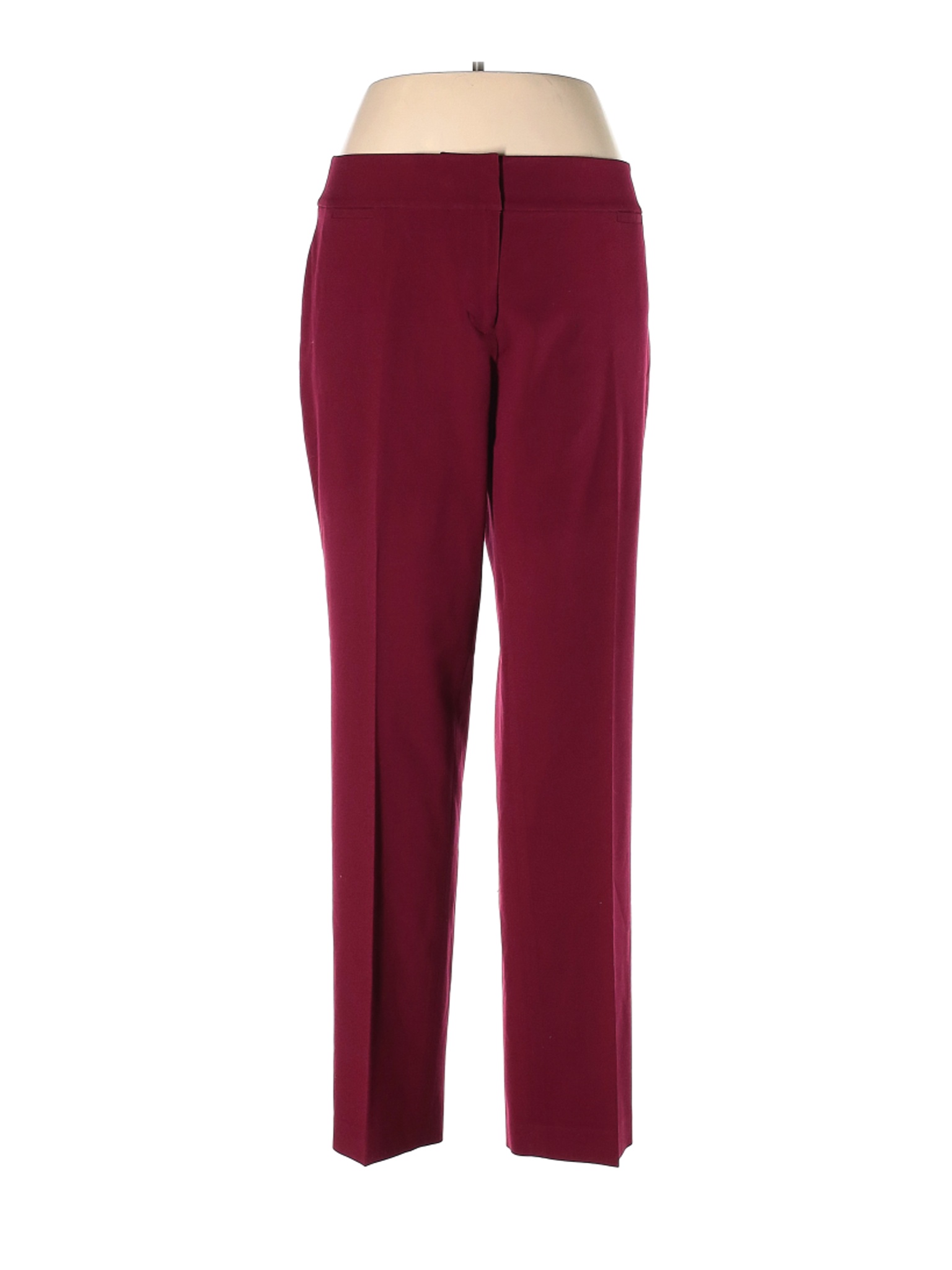 Nine West Women Red Dress Pants 14 | eBay