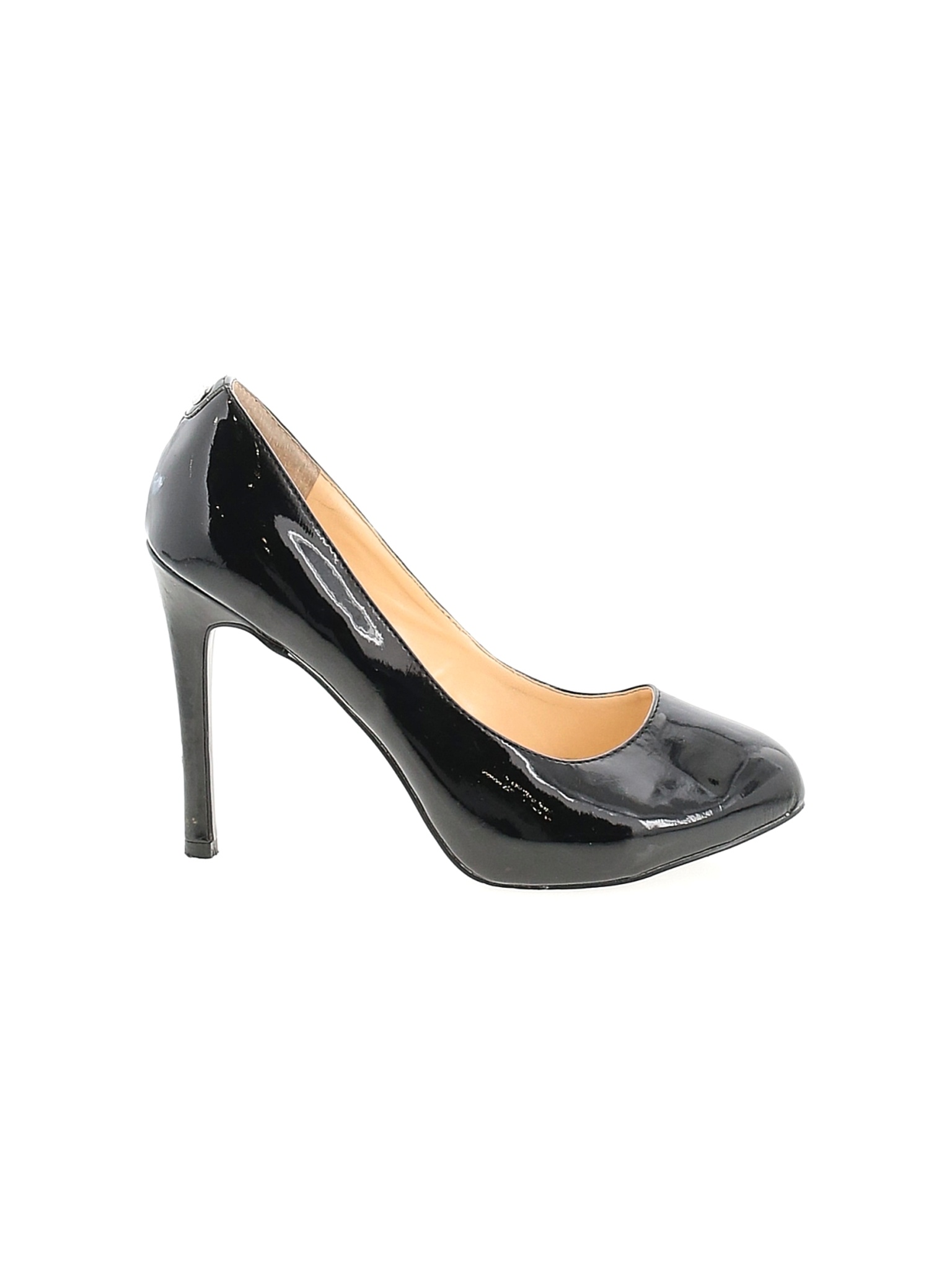 black guess high heels