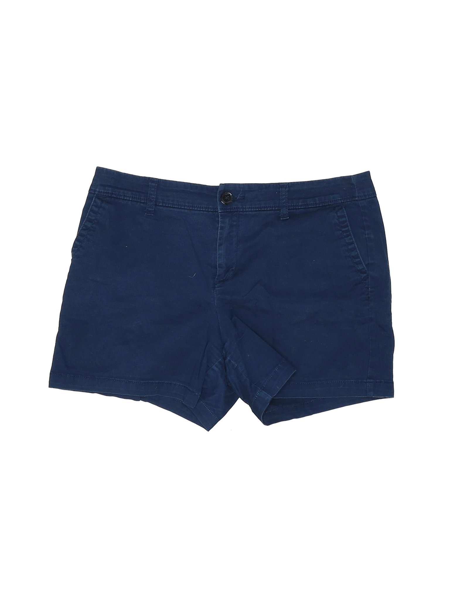 womens navy blue khaki shorts