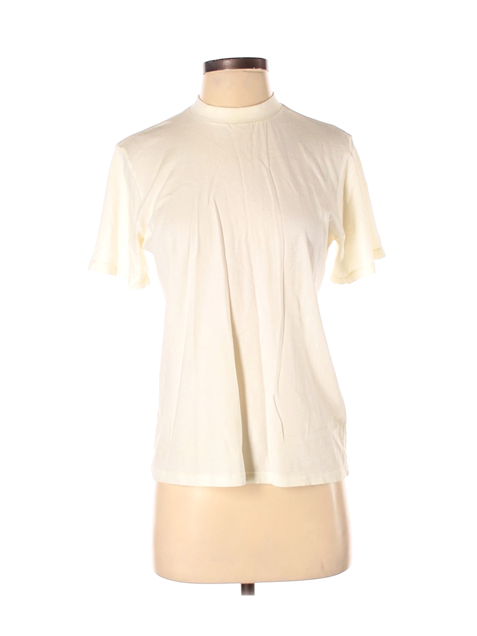 Stockholm Atelier X Other Stories Women Ivory Short Sleeve T-Shirt 2 | eBay