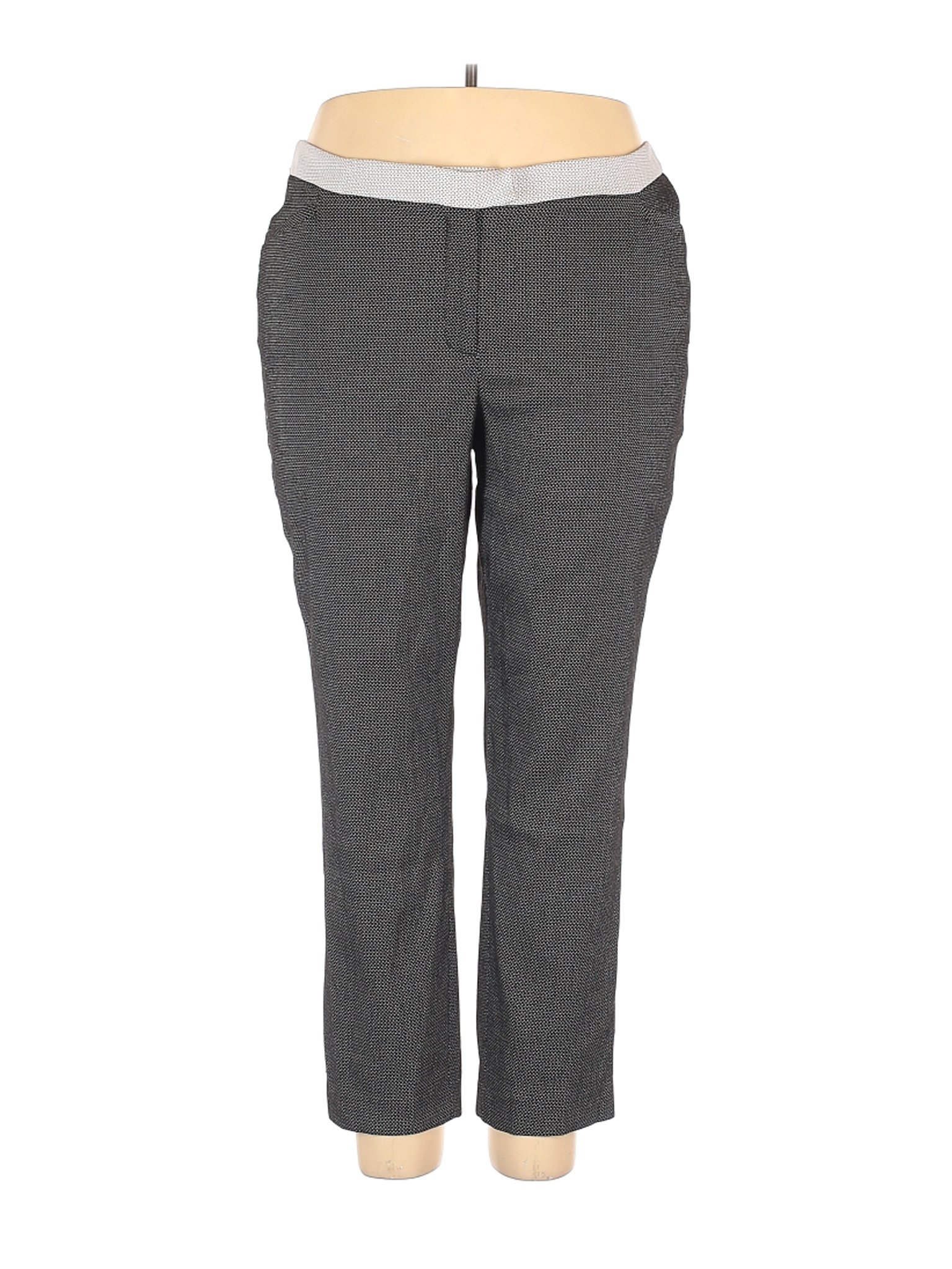 Lane Bryant Outlet Women Gray Dress Pants 22 Plus | eBay