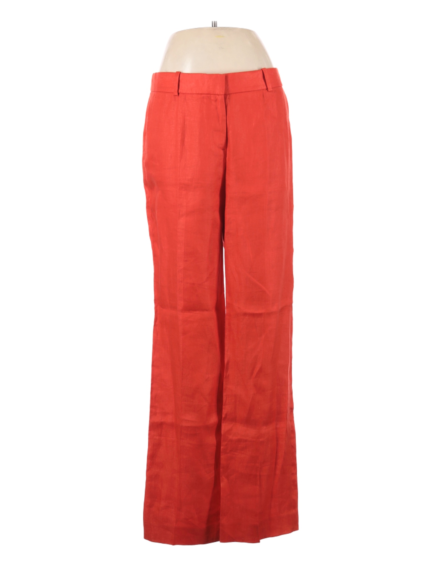 NWT J.Crew Women Orange Linen Pants 6 | eBay