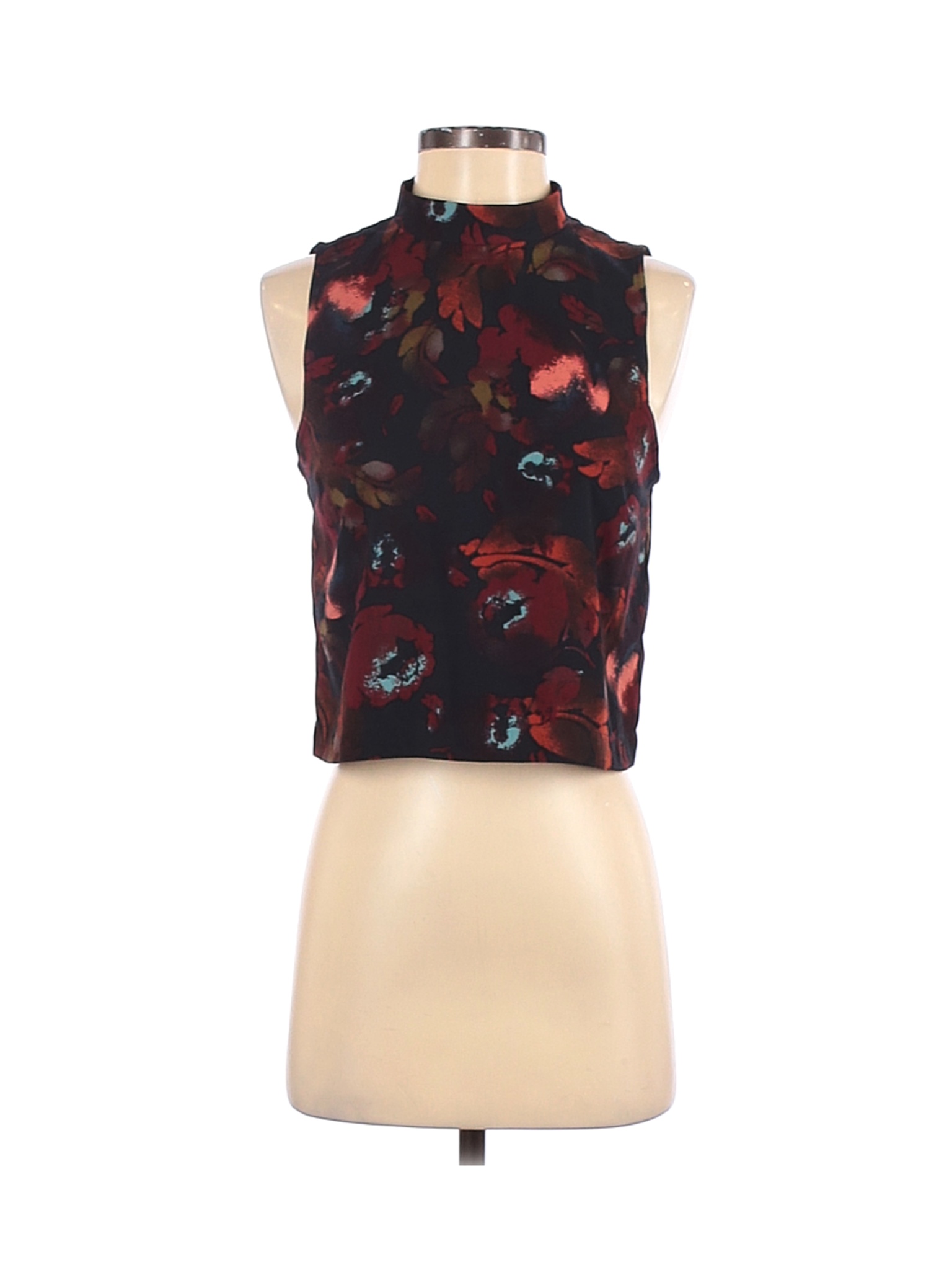 Leith Women Red Sleeveless Blouse S | eBay