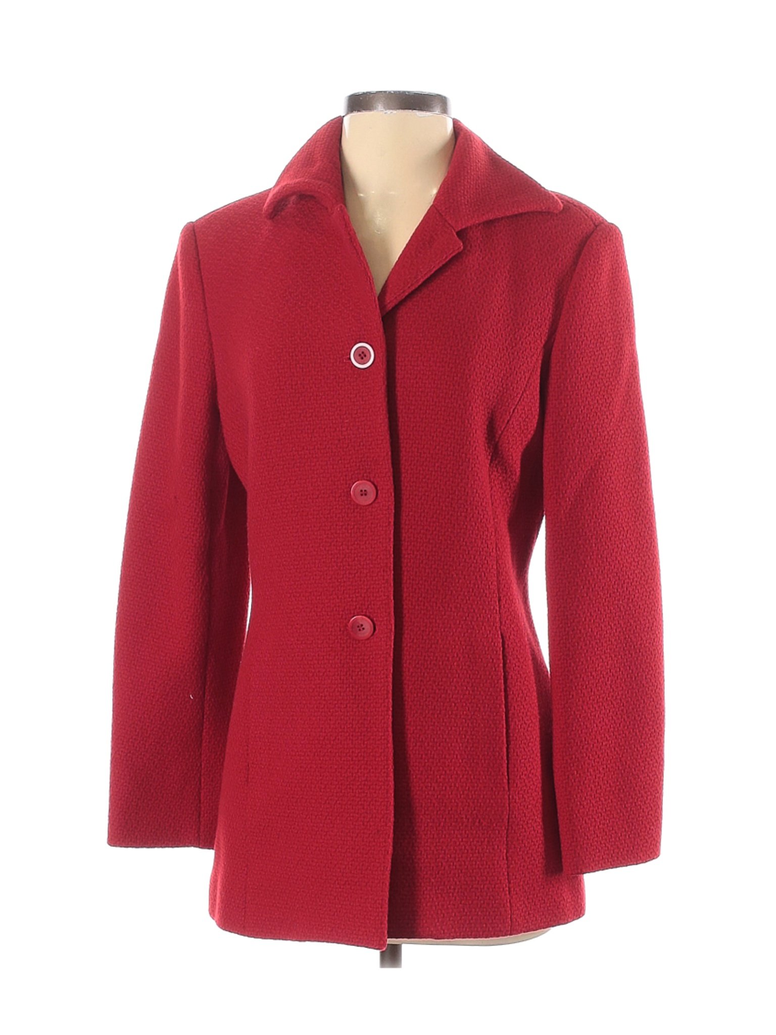 Talbots Women Red Wool Coat 4 | eBay
