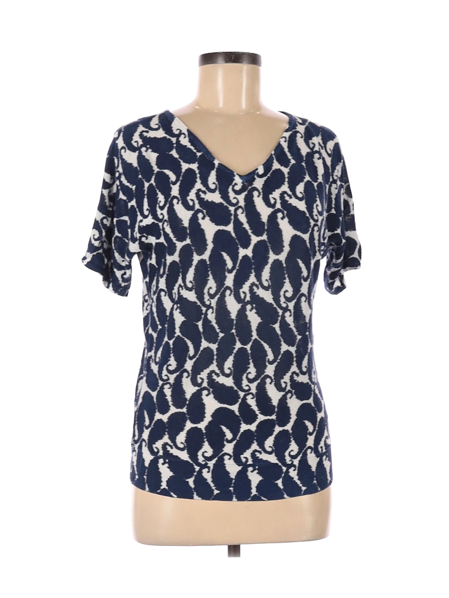 Talbots Women Blue Short Sleeve T-Shirt M Petites | eBay