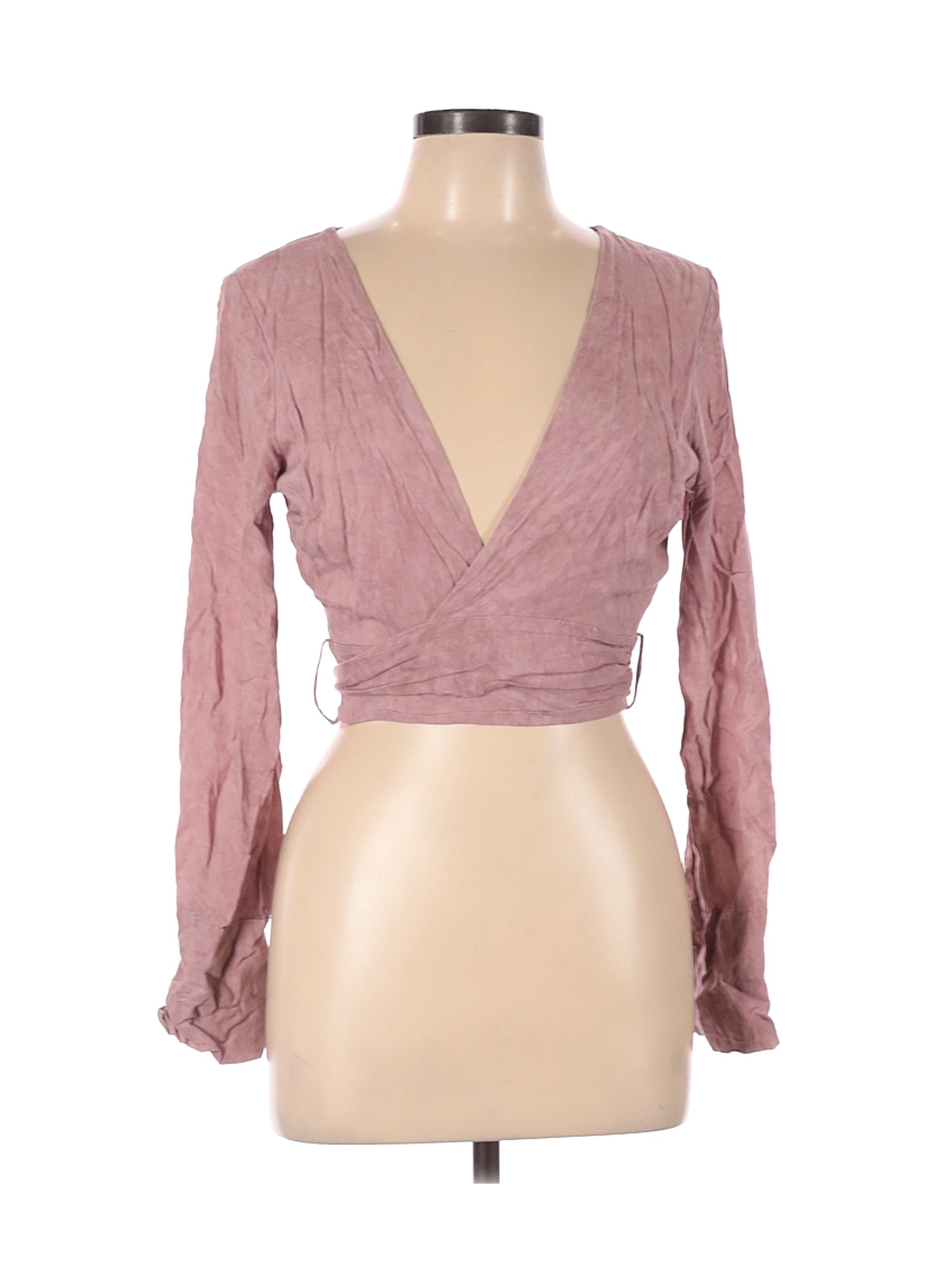 Fashion Nova Women Pink Long Sleeve Blouse L | eBay