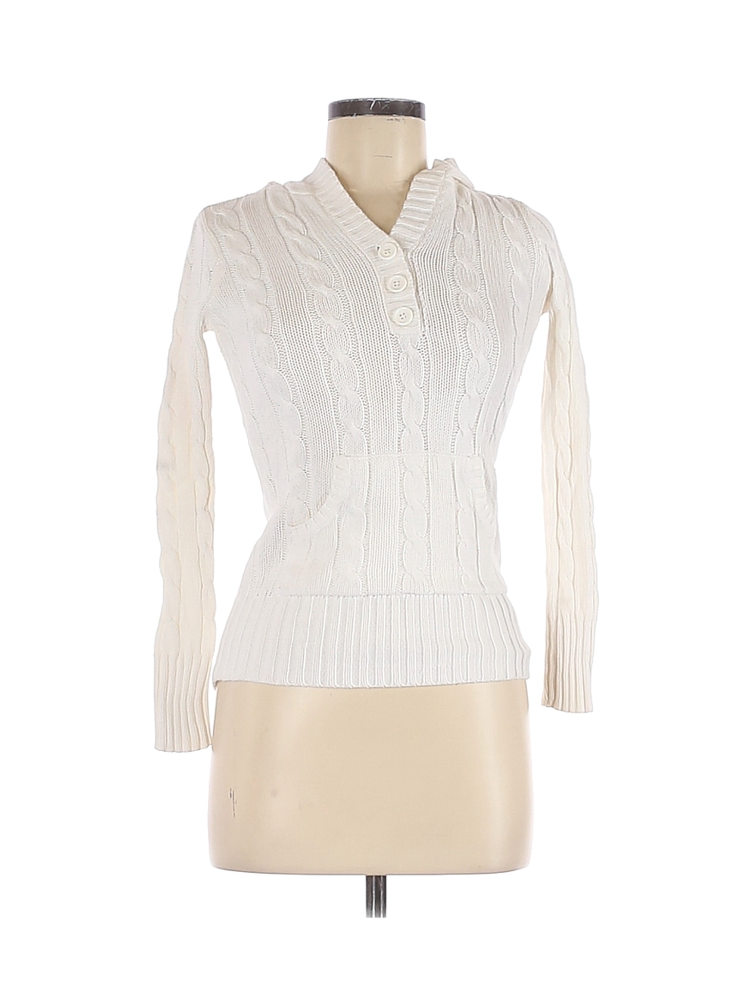 Ellemenno Women White Pullover Sweater M | eBay