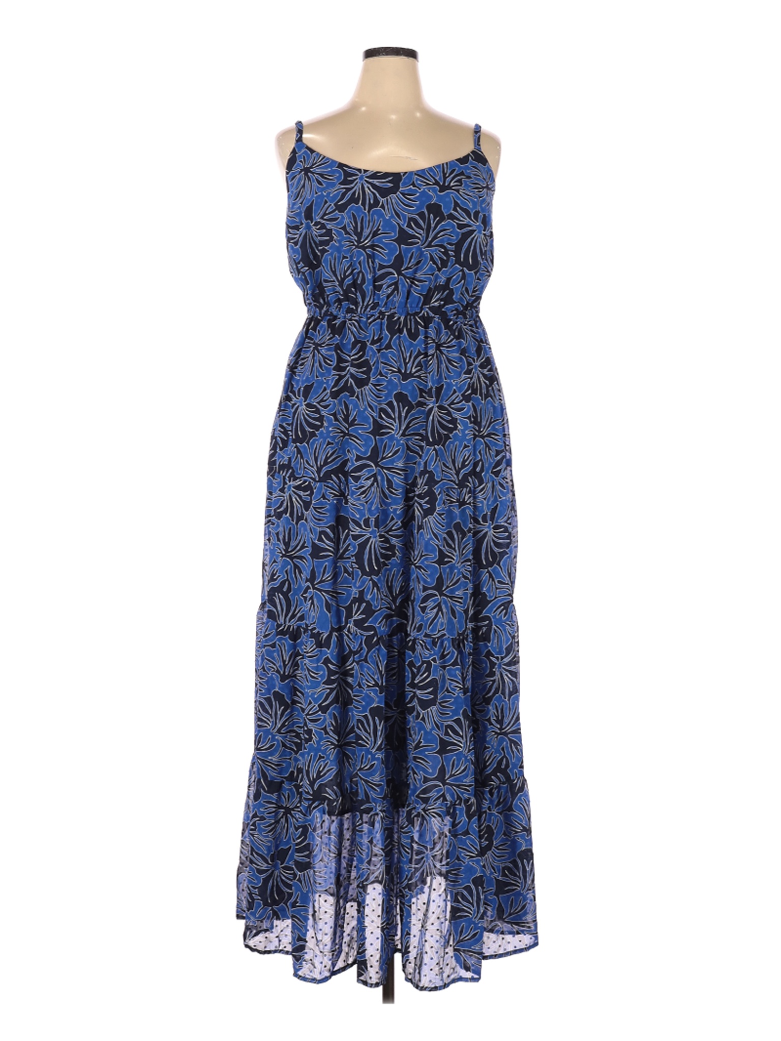 NWT MICHAEL Michael Kors Women Blue Casual Dress 1X Plus | eBay