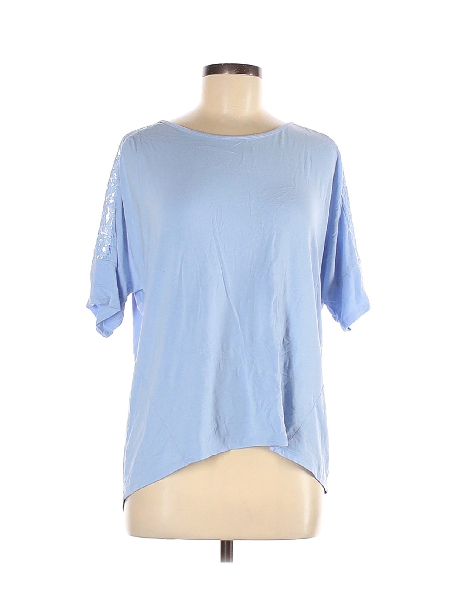 Chico's Women Blue Short Sleeve Top M | eBay