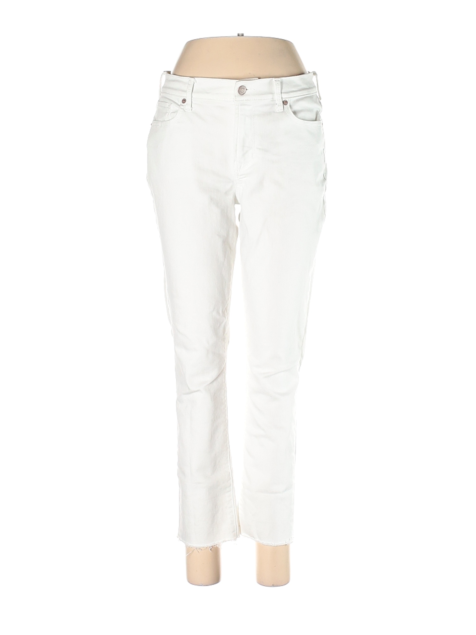 Old Navy Women White Jeans 8 | eBay