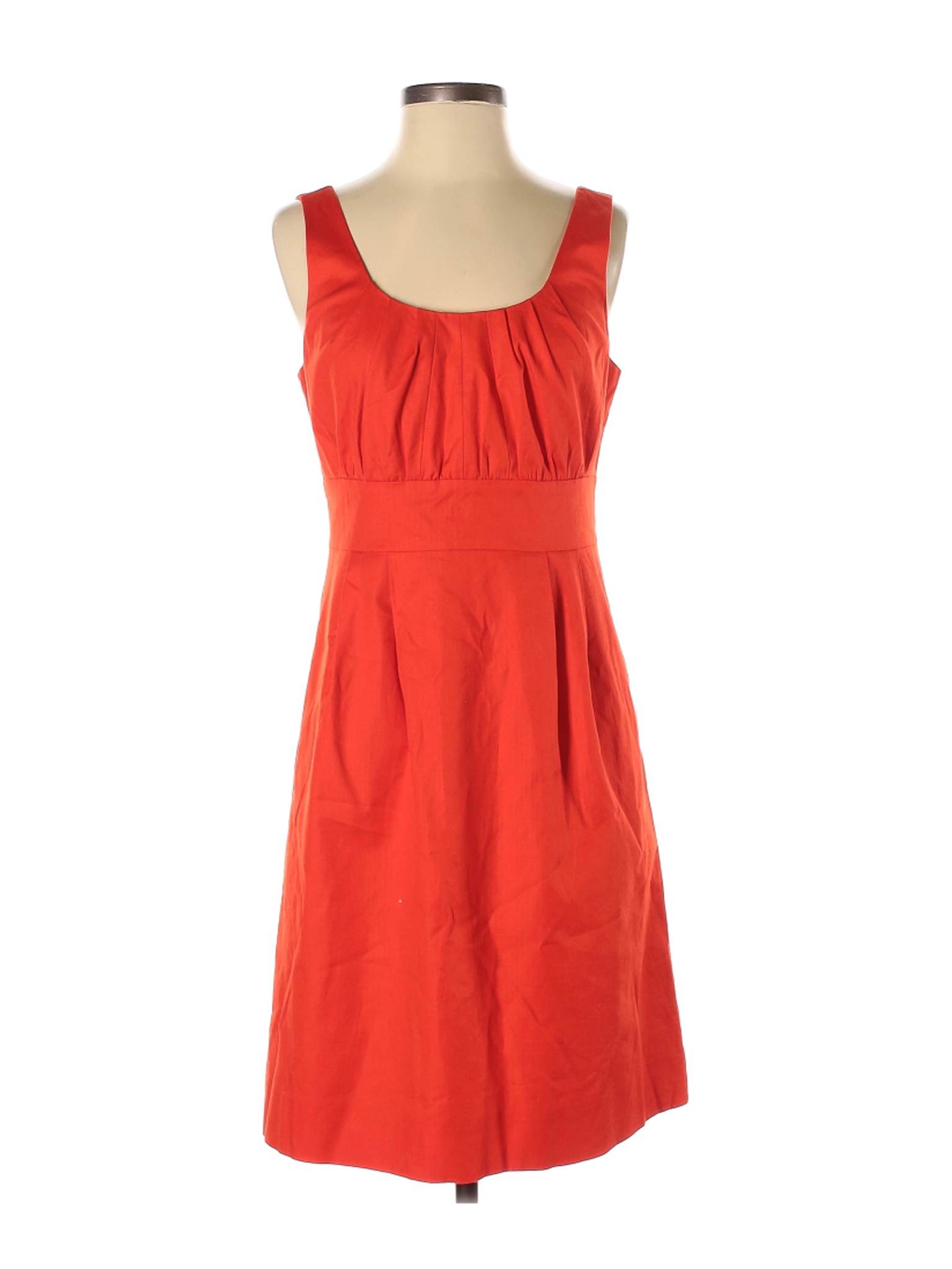J.Crew Women Orange Casual Dress 8 | eBay