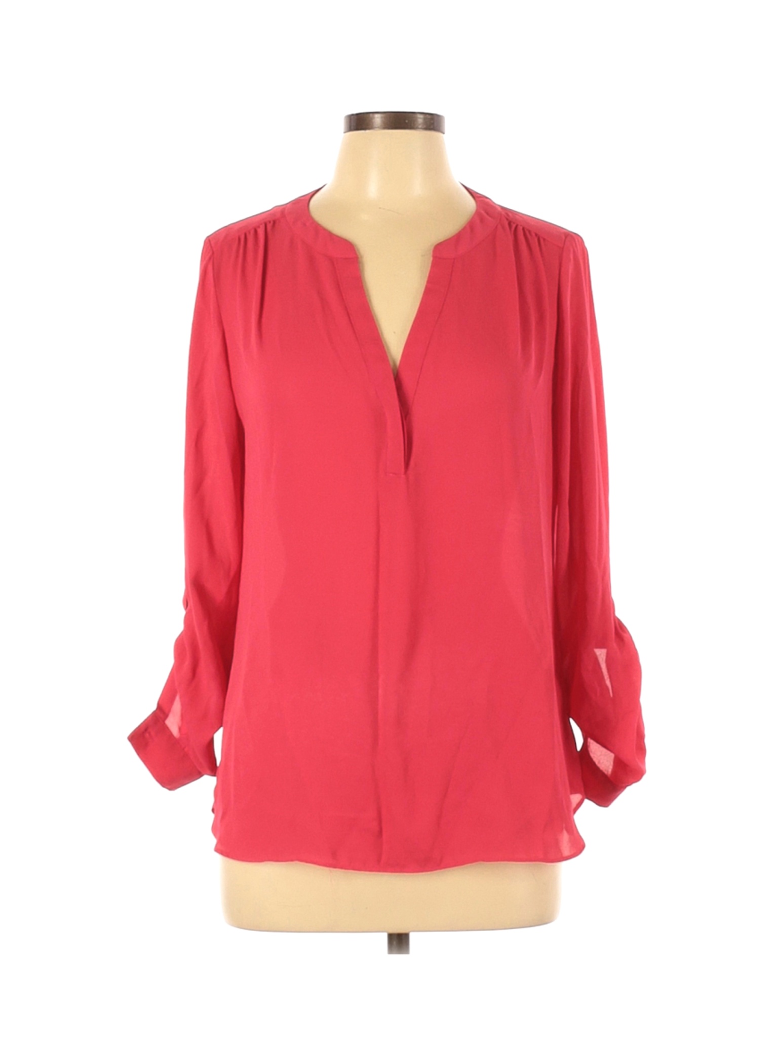 Candie's Women Pink Long Sleeve Blouse L | eBay