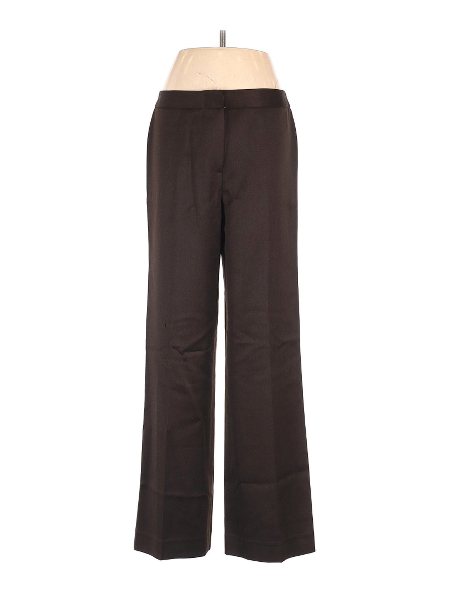 Lafayette 148 New York Women Brown Wool Pants 6 | eBay