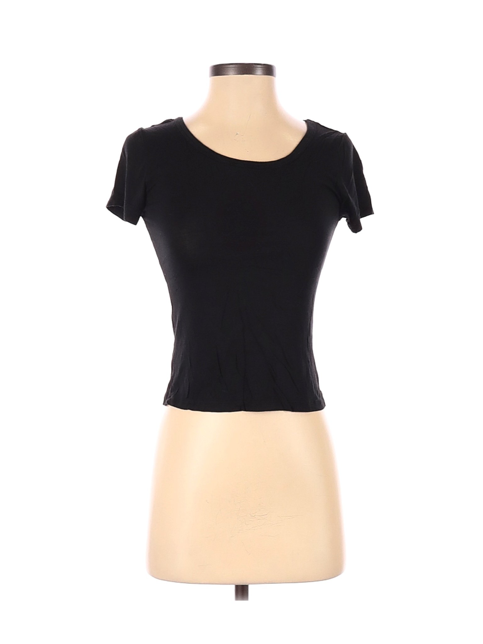 Charlotte Russe Women Black Short Sleeve T-Shirt XS | eBay