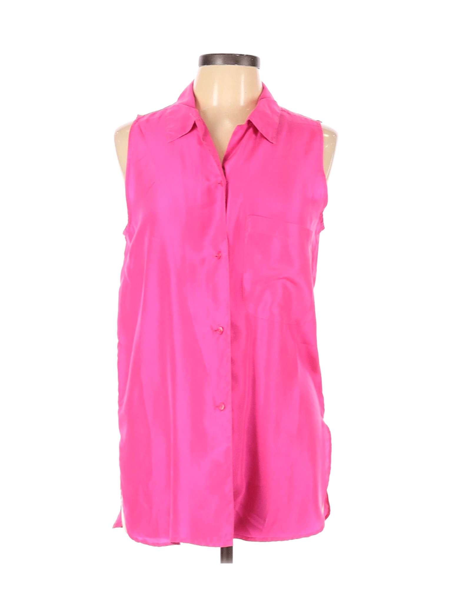 NWT The Limited Women Pink Sleeveless Silk Top M | eBay