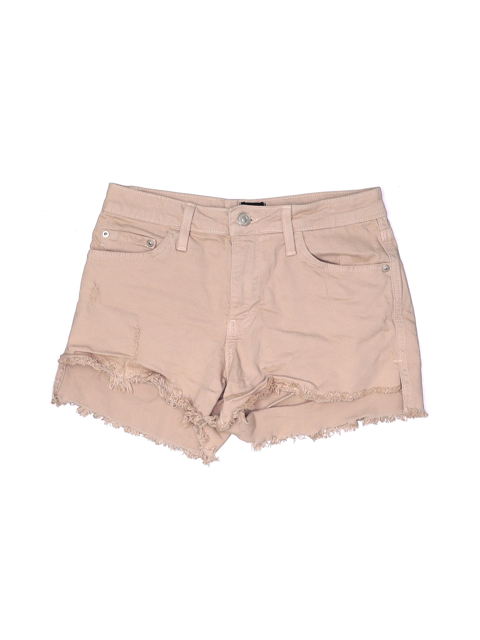 Just Black Women Brown Denim Shorts XS | eBay