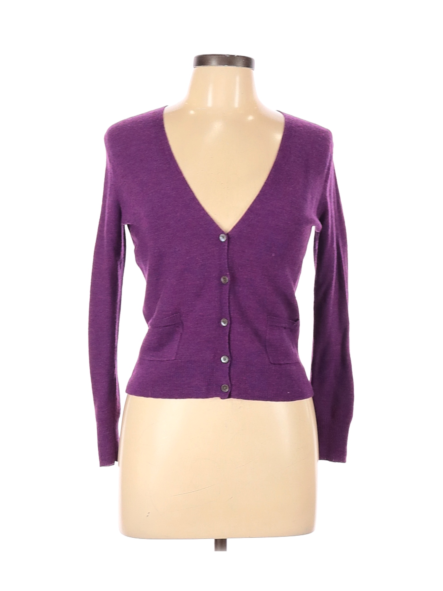 Eileen Fisher Women Purple Cardigan M | eBay