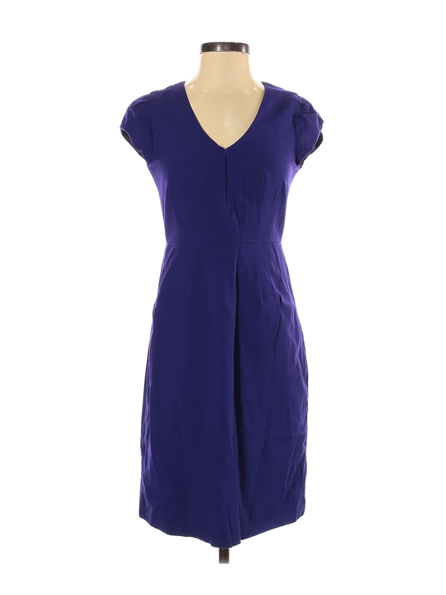 J.Crew Women Blue Casual Dress 2 Petites | eBay