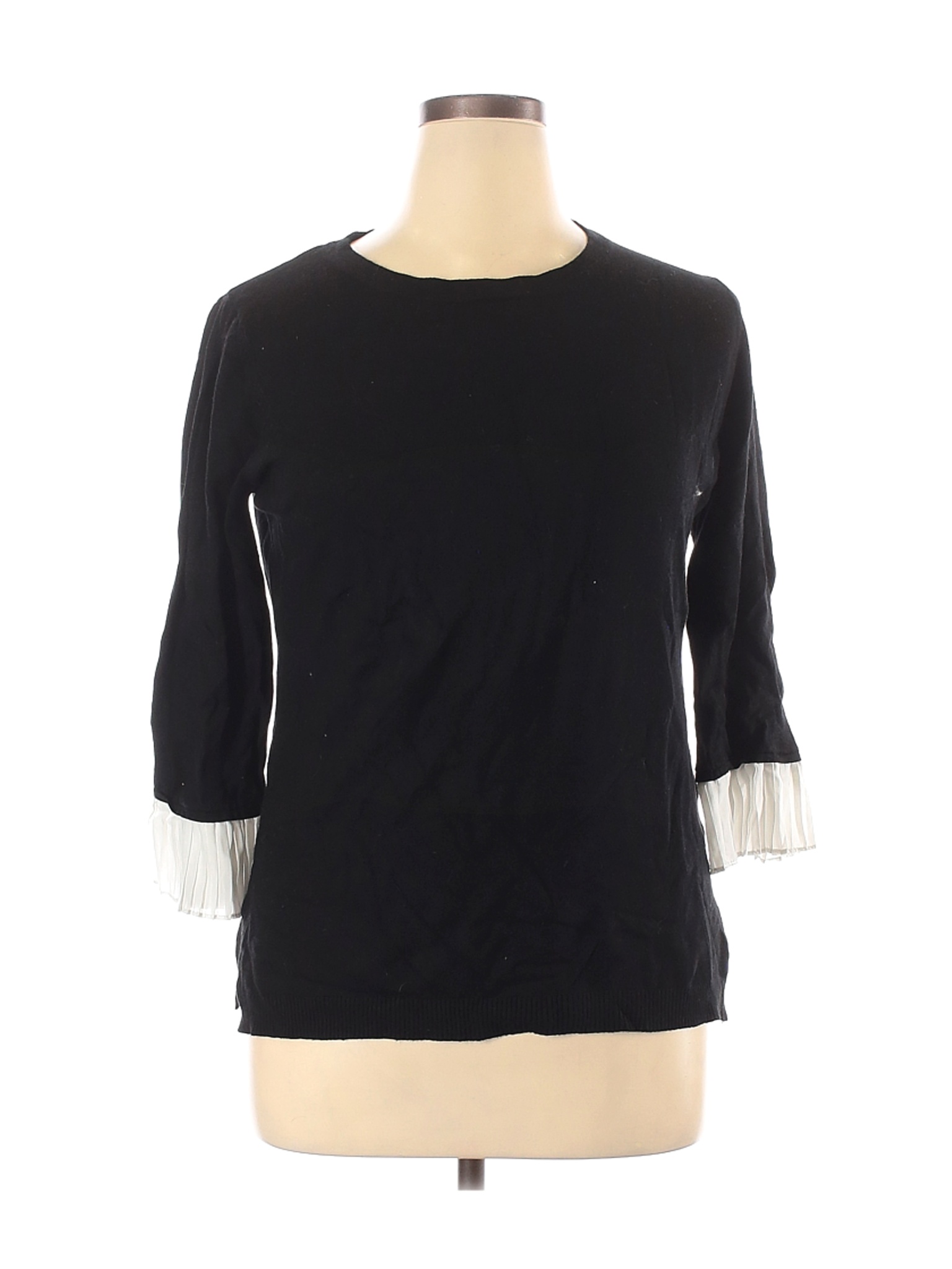 Villa Milano Women Black Pullover Sweater XL | eBay