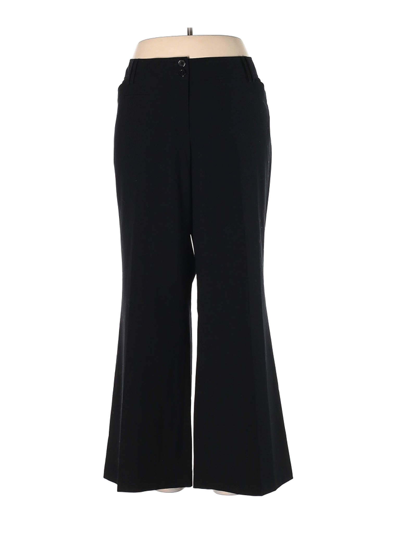 Lane Bryant Women Black Dress Pants 4 Petites | eBay
