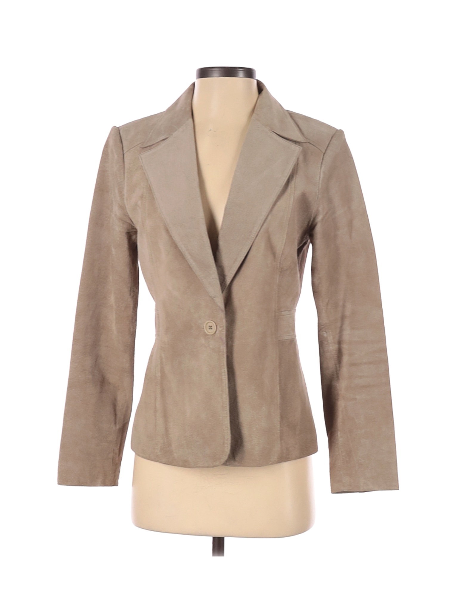 Caslon Women Brown Leather Jacket S | eBay