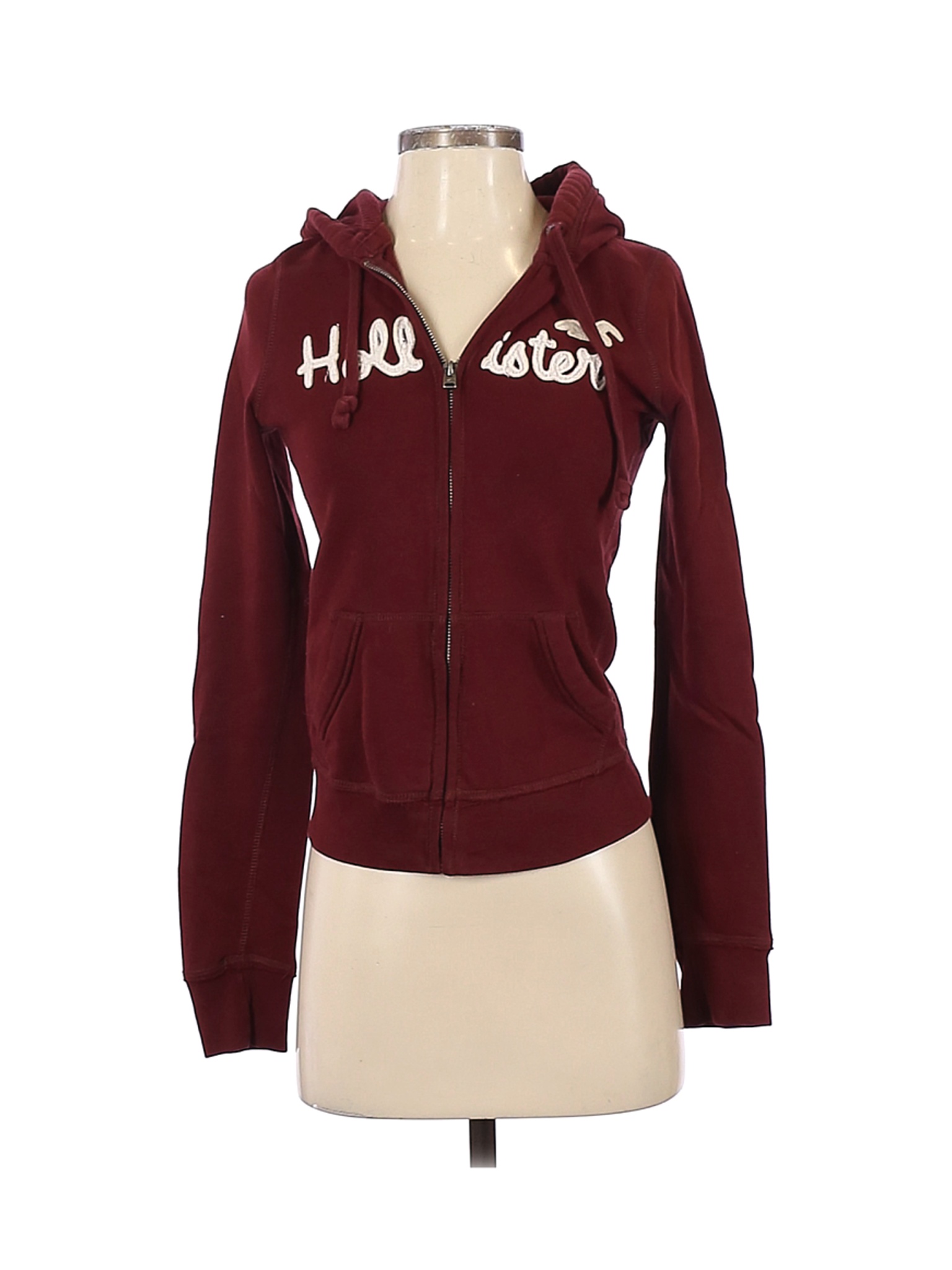 Hollister Women Red Zip Up Hoodie S | eBay