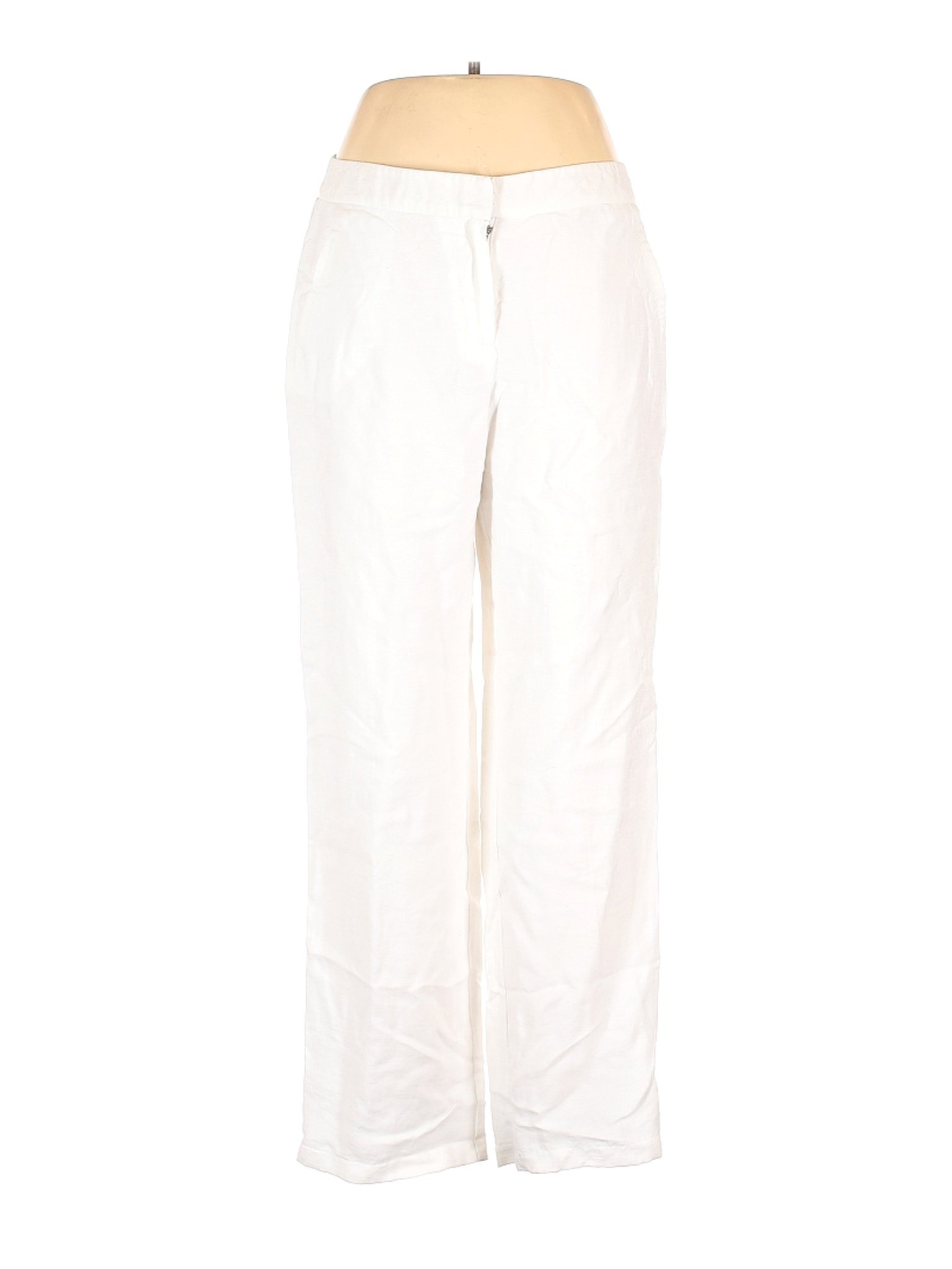 Travelers by Chico's Women White Casual Pants L | eBay