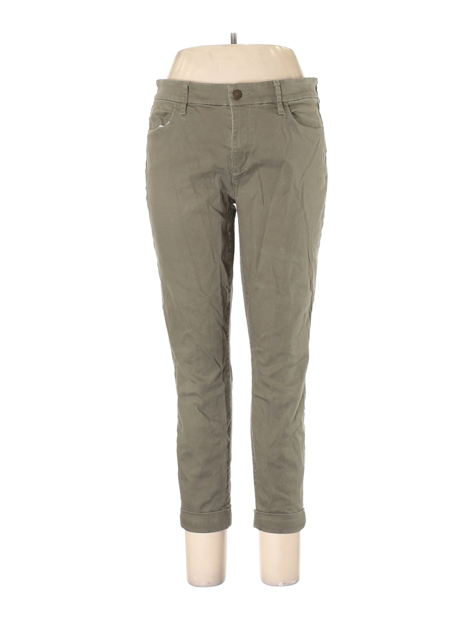Ann Taylor LOFT Women Green Casual Pants 12 | eBay