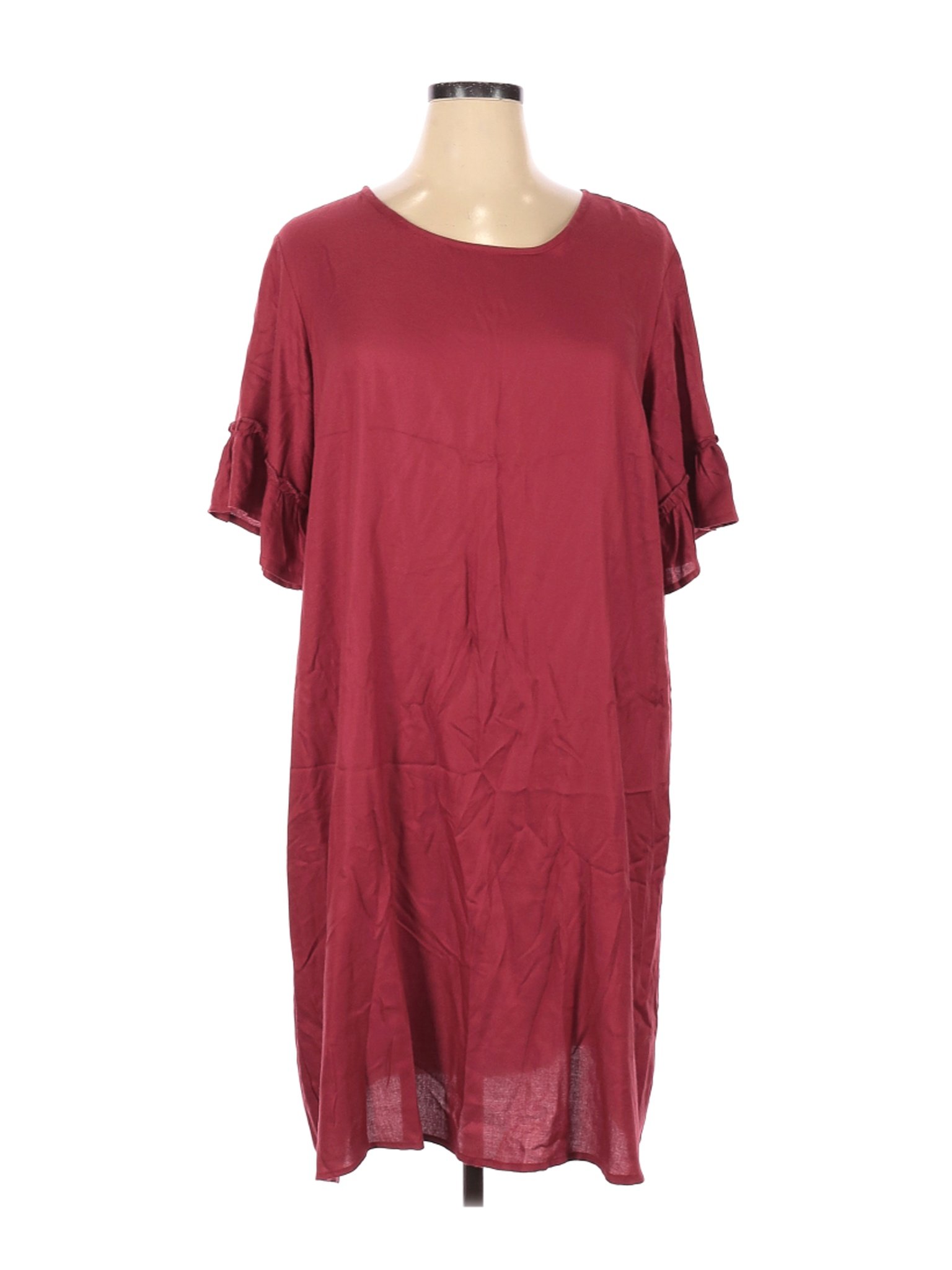 Kings Road Women Red Casual Dress 2X Plus | eBay