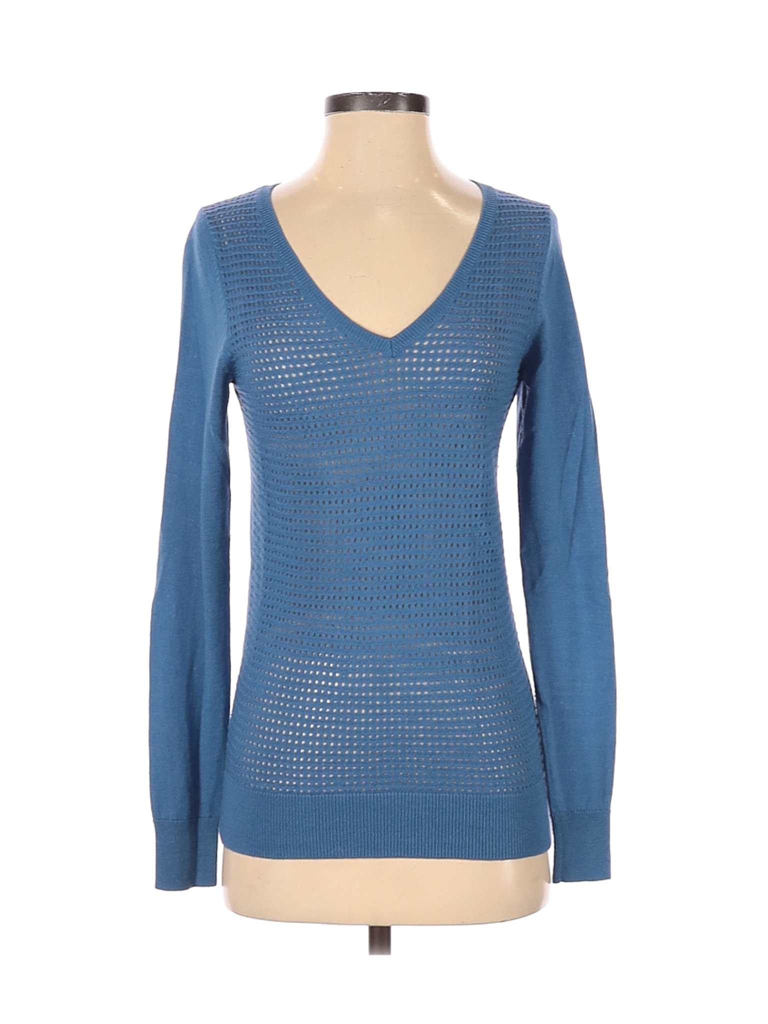 The Limited Women Blue Wool Pullover Sweater S | eBay