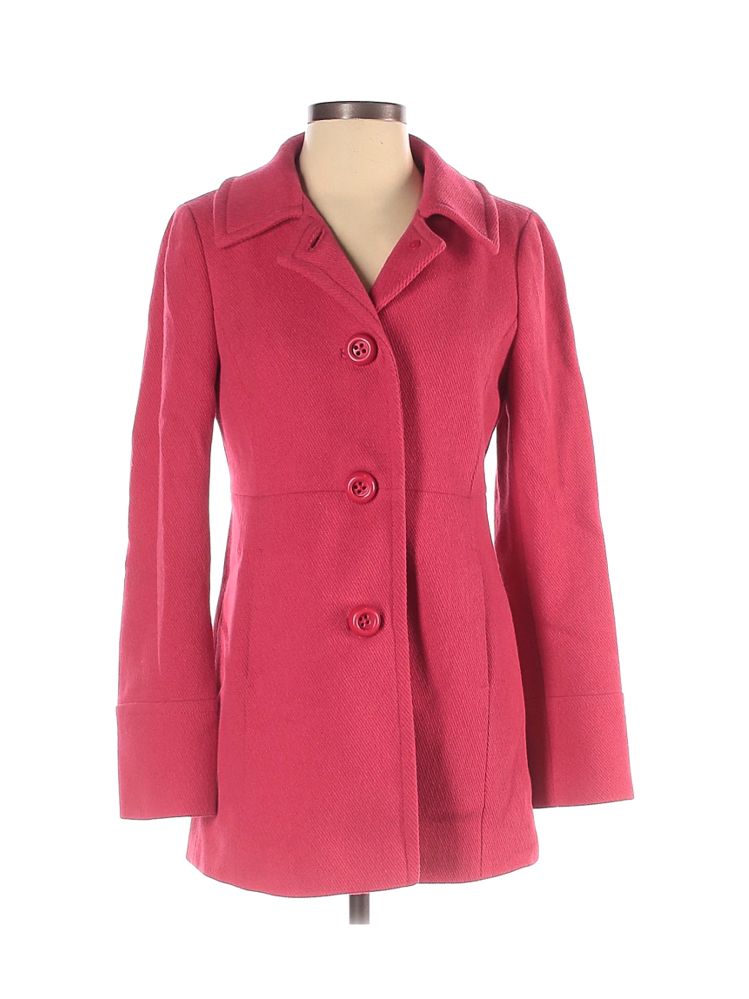 J.Crew Factory Store Women Pink Wool Coat 4 | eBay