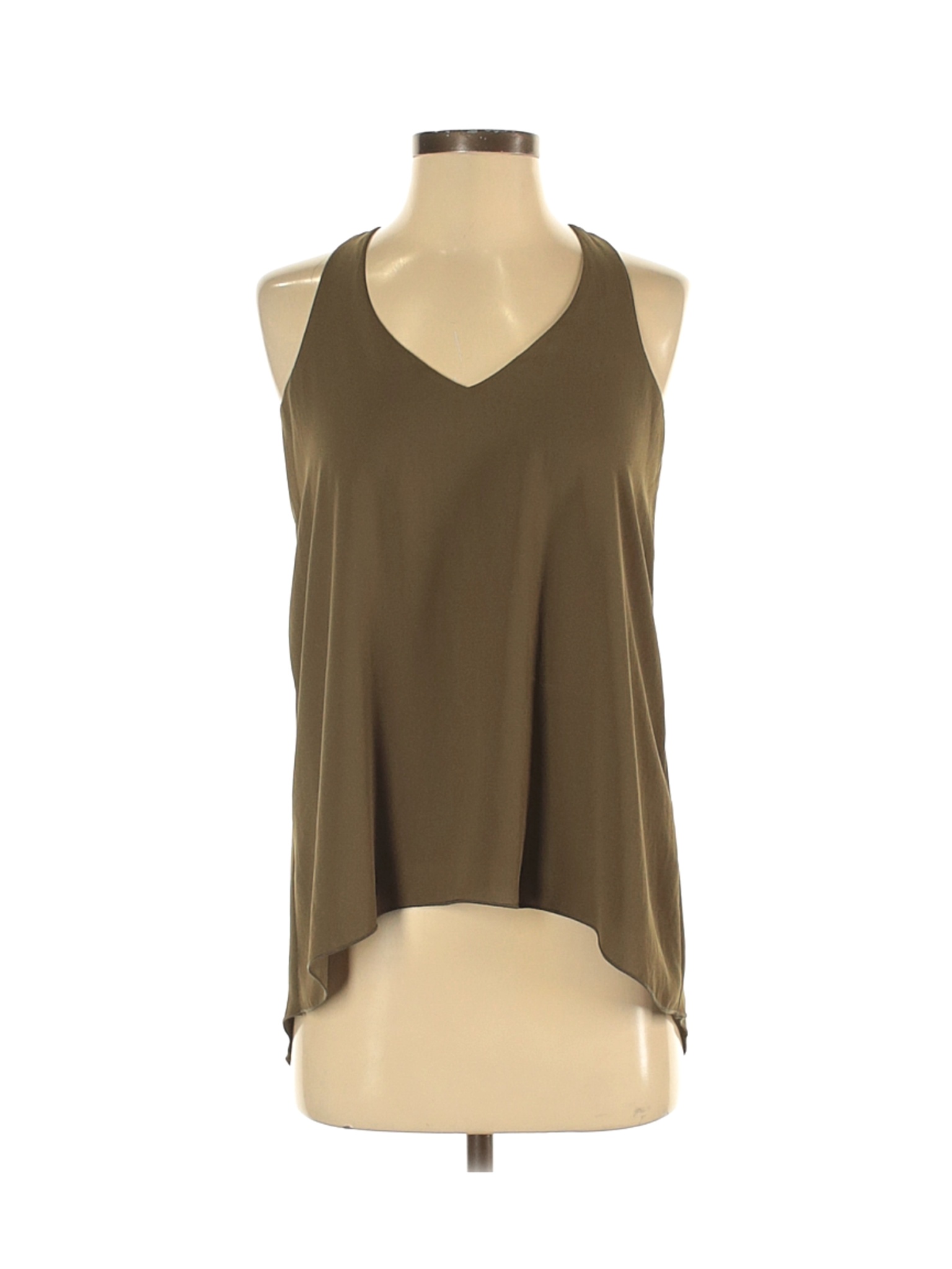 NWT Allison Joy Women Green Sleeveless Blouse XS | eBay