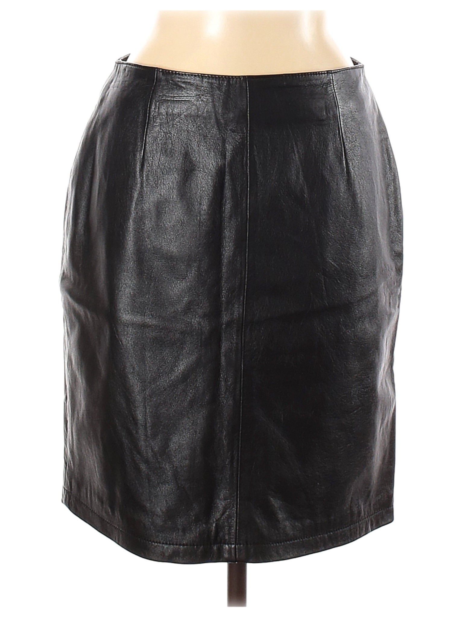Wilsons Leather Maxima Women Black Leather Skirt 8 | eBay