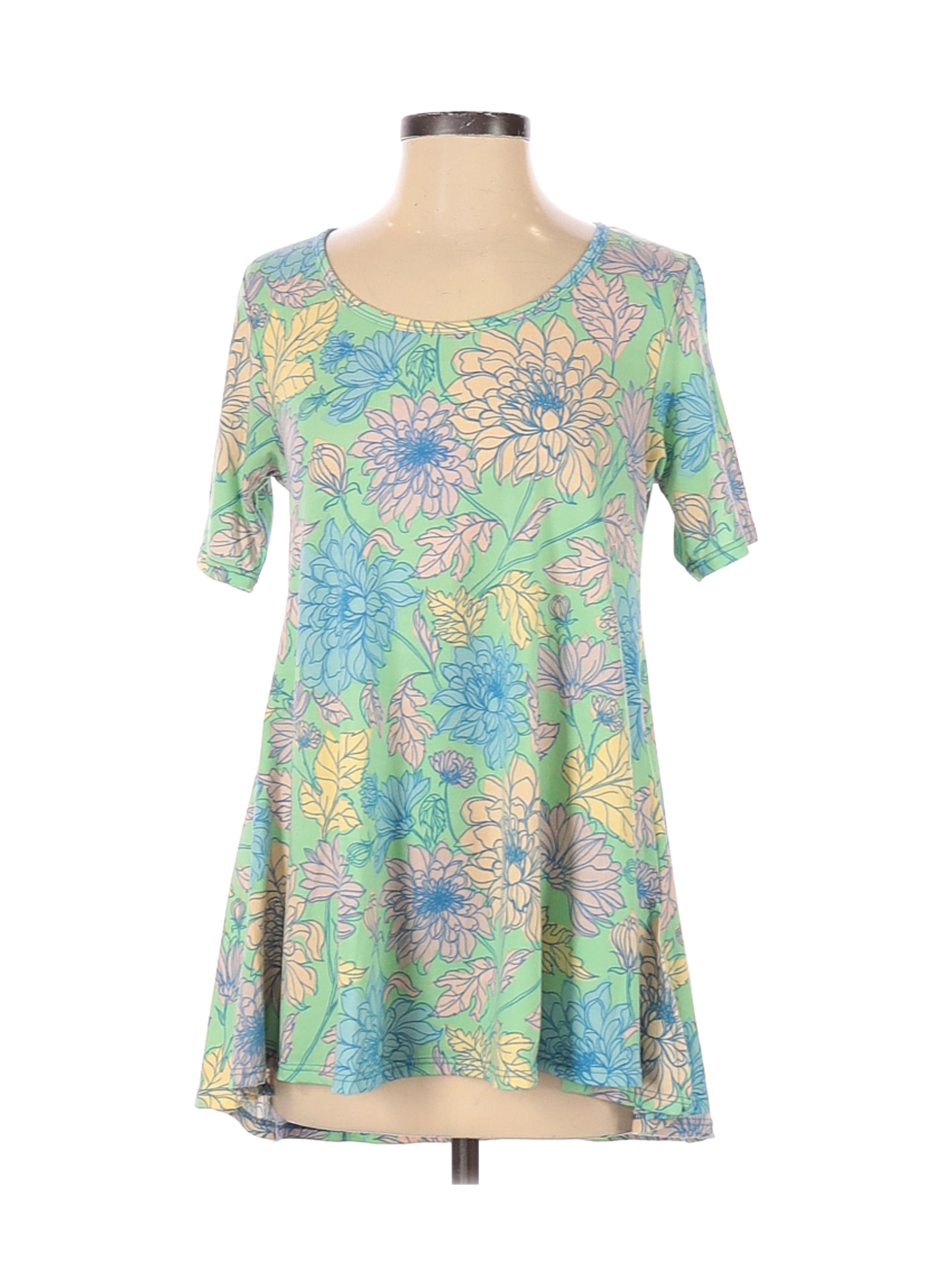 Lularoe Women Green Short Sleeve Top XXS | eBay