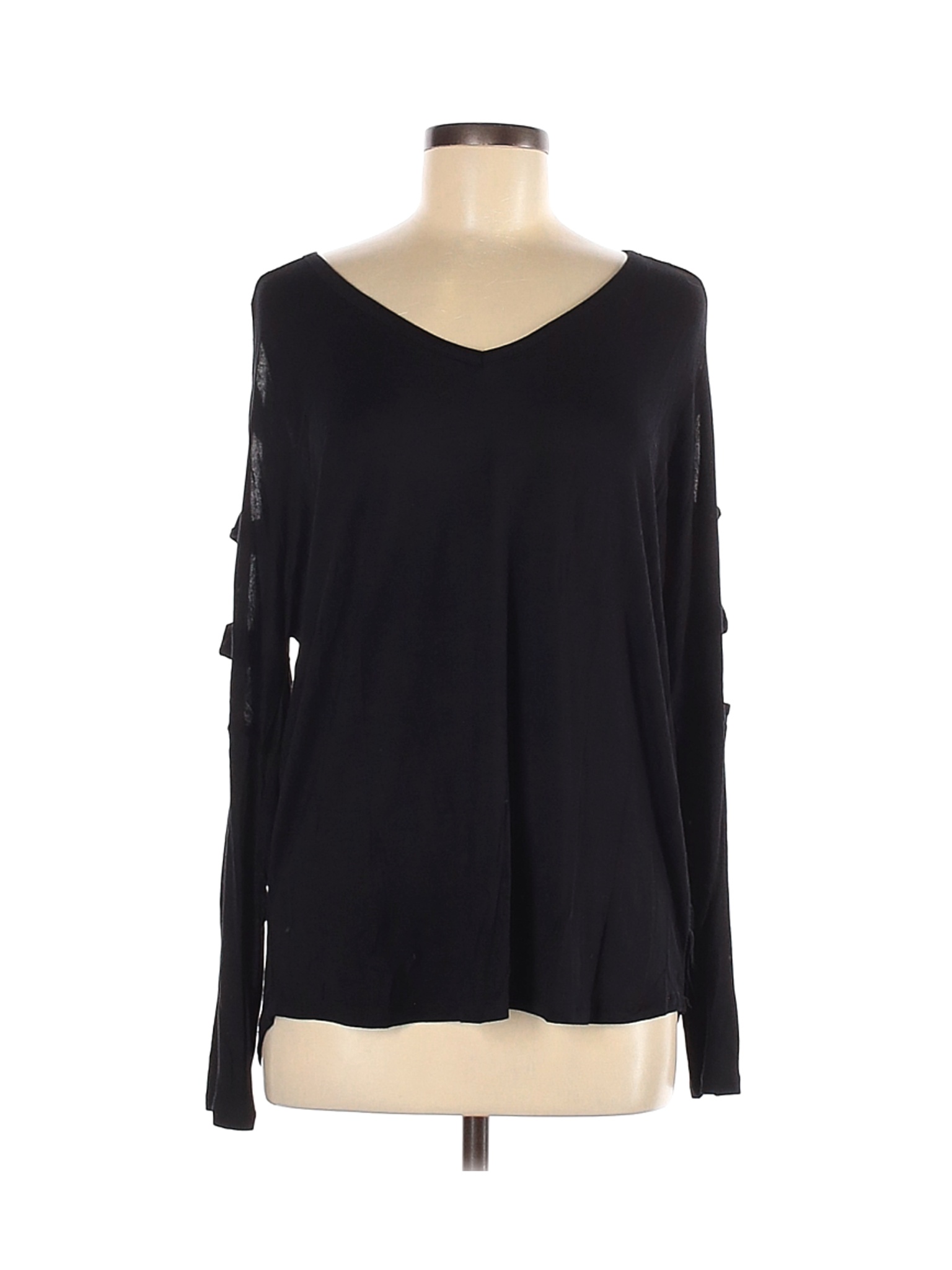 Zenana Outfitters Women Black Long Sleeve Top M | eBay