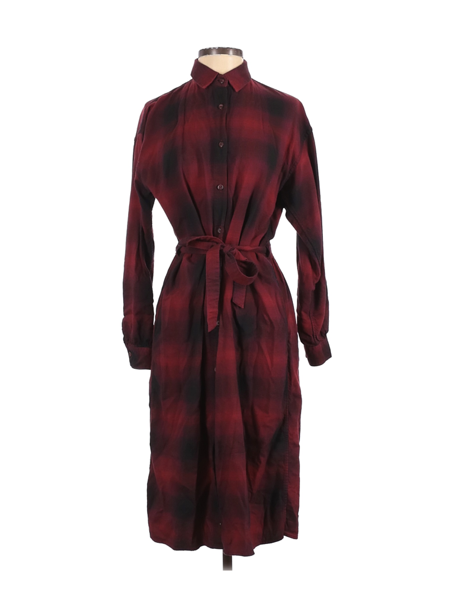 Uniqlo Women Red Casual Dress XS | eBay