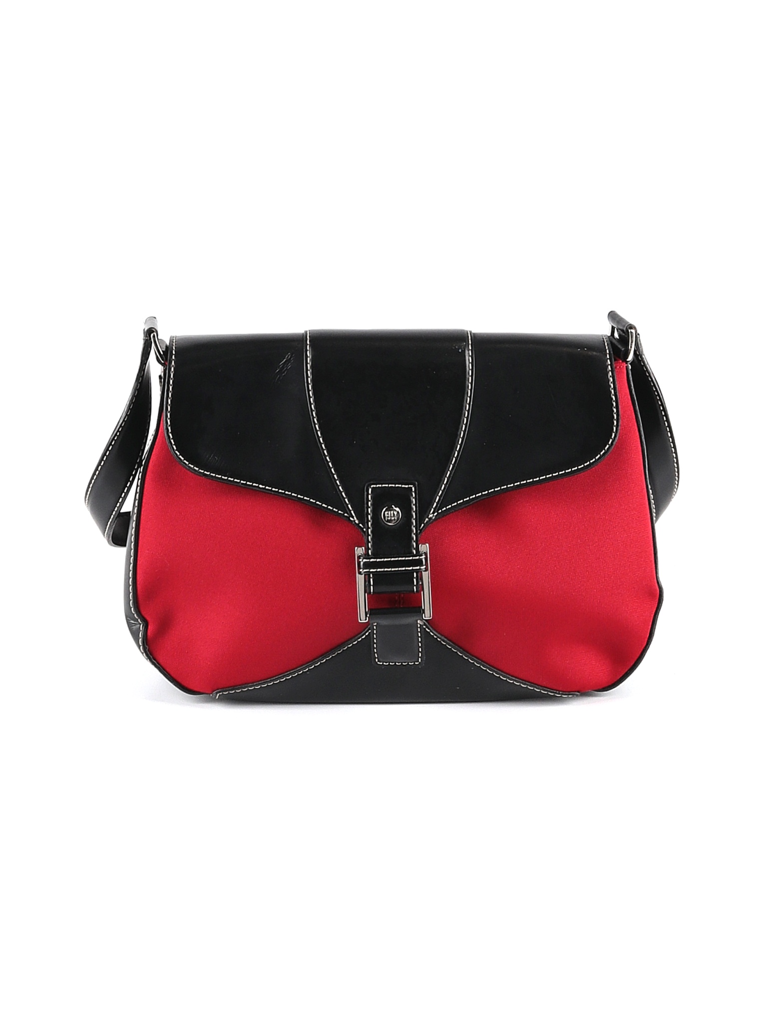 red dkny bag