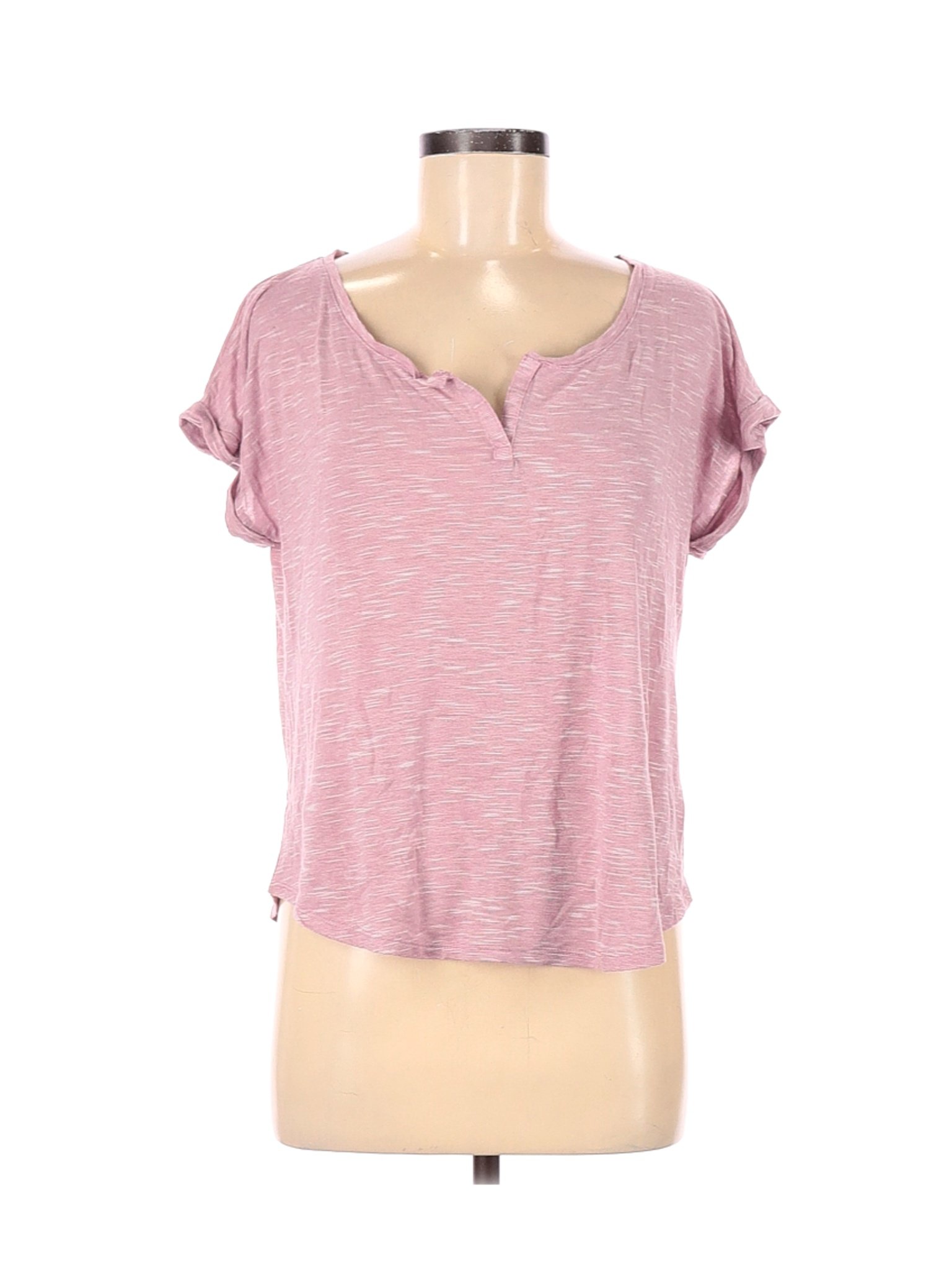 Soho JEANS NEW YORK & COMPANY Women Pink Short Sleeve T-Shirt M | eBay