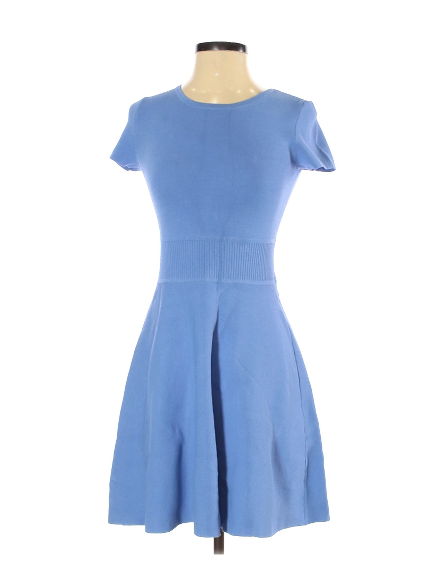 Ann Taylor Women Blue Casual Dress S Petites | eBay