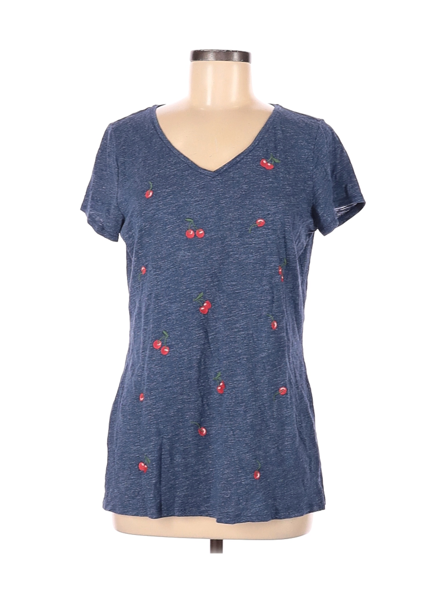 St. John's Bay Women Blue Short Sleeve T-Shirt M | eBay