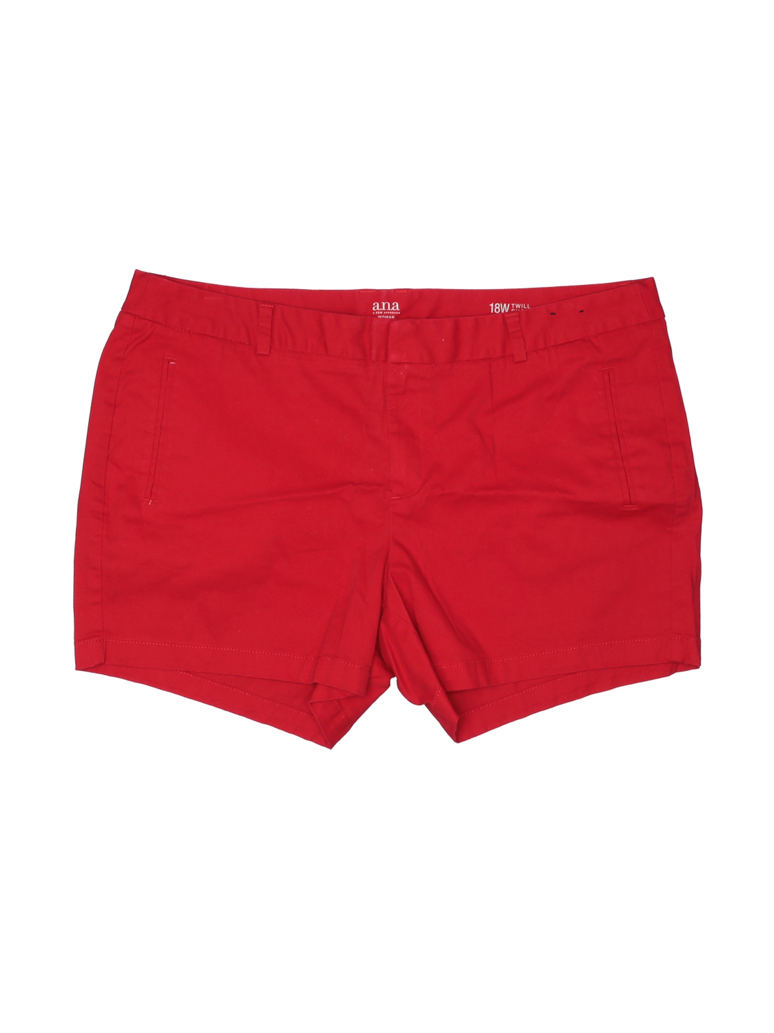 red khaki shorts