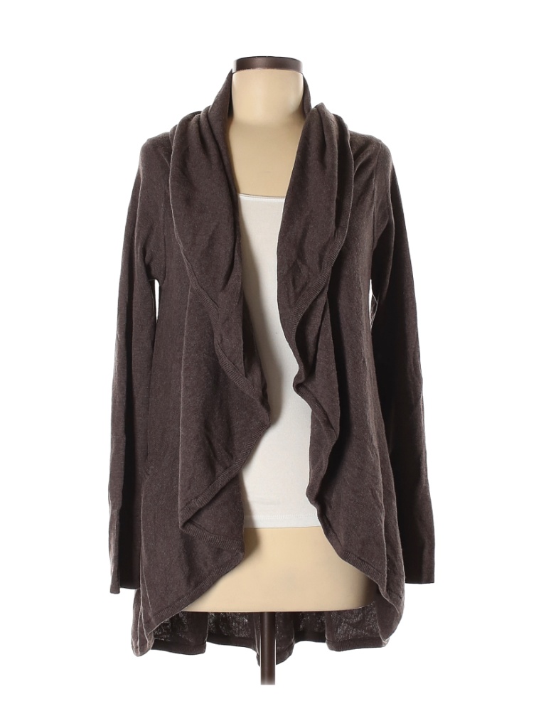 SHAE Solid Brown Cardigan Size M - 66% off | thredUP