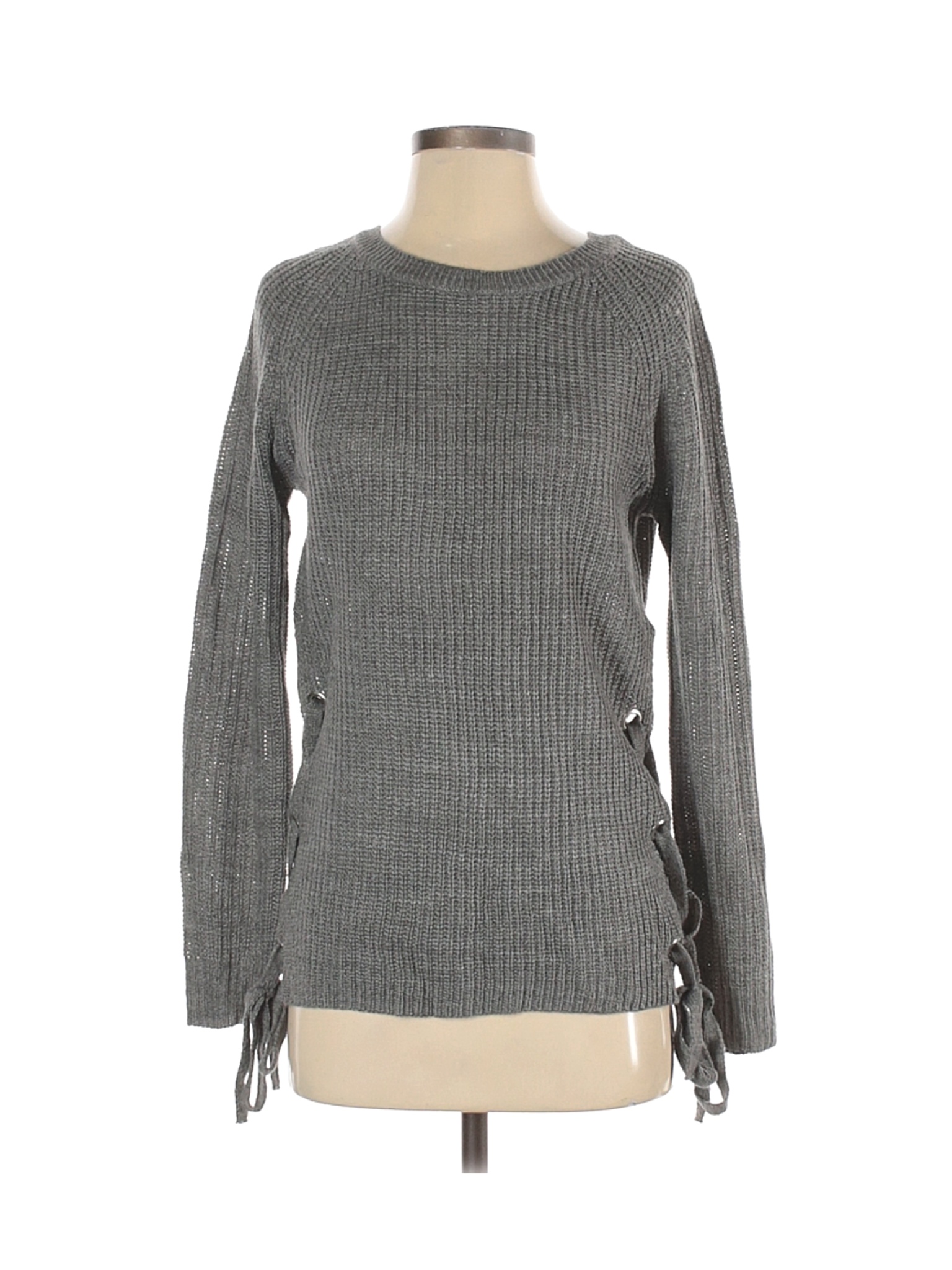Ambiance Apparel Women Gray Pullover Sweater S | eBay