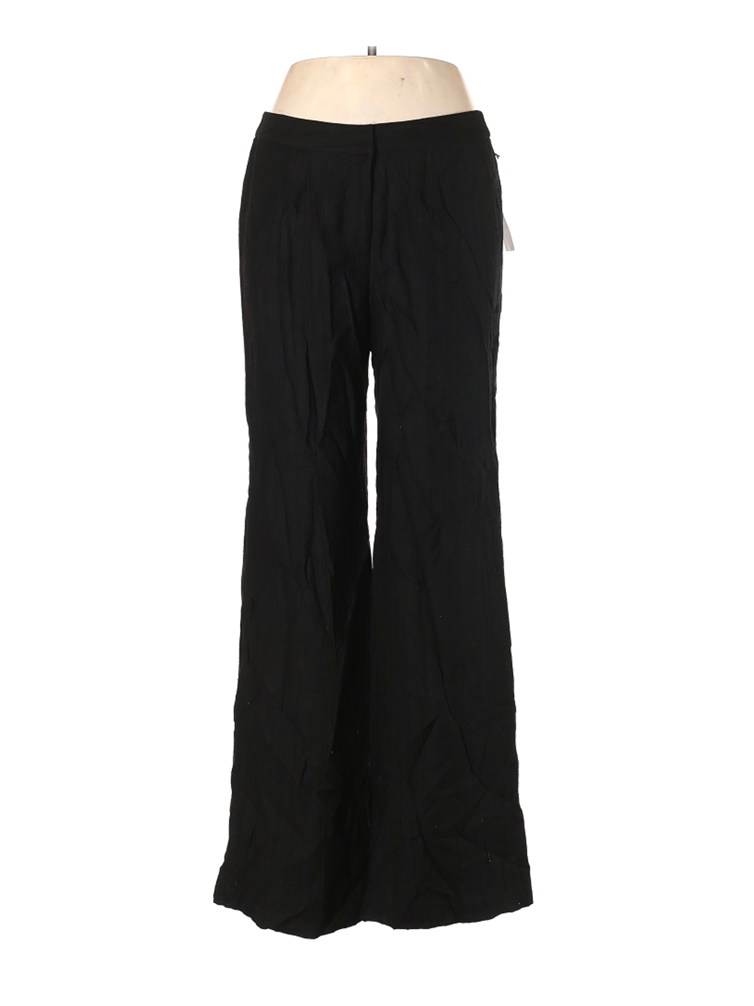 NWT Simon Chang Women Black Casual Pants 10 | eBay