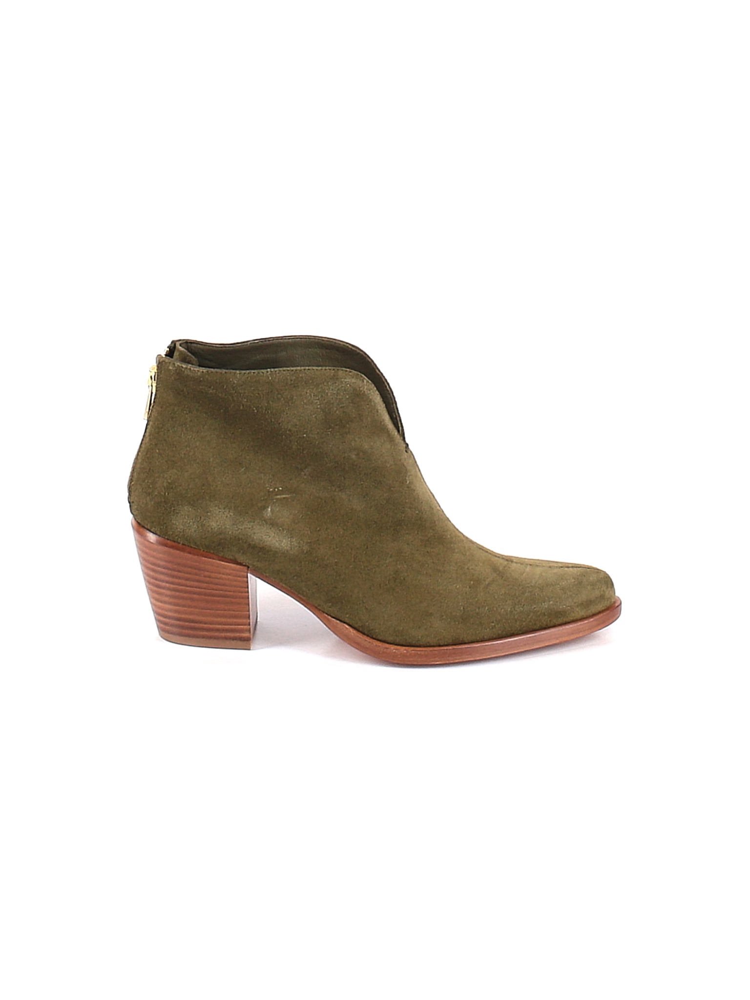 bottle green ankle boots