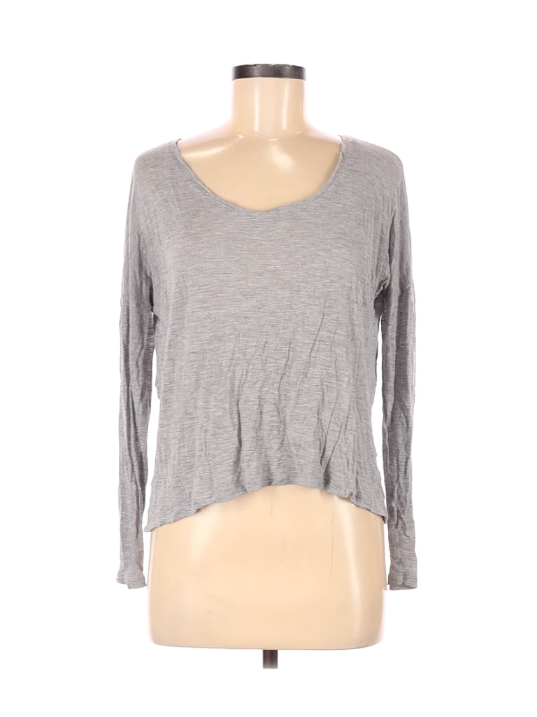 Forever 21 Gray Long Sleeve T-Shirt Size M - photo 1