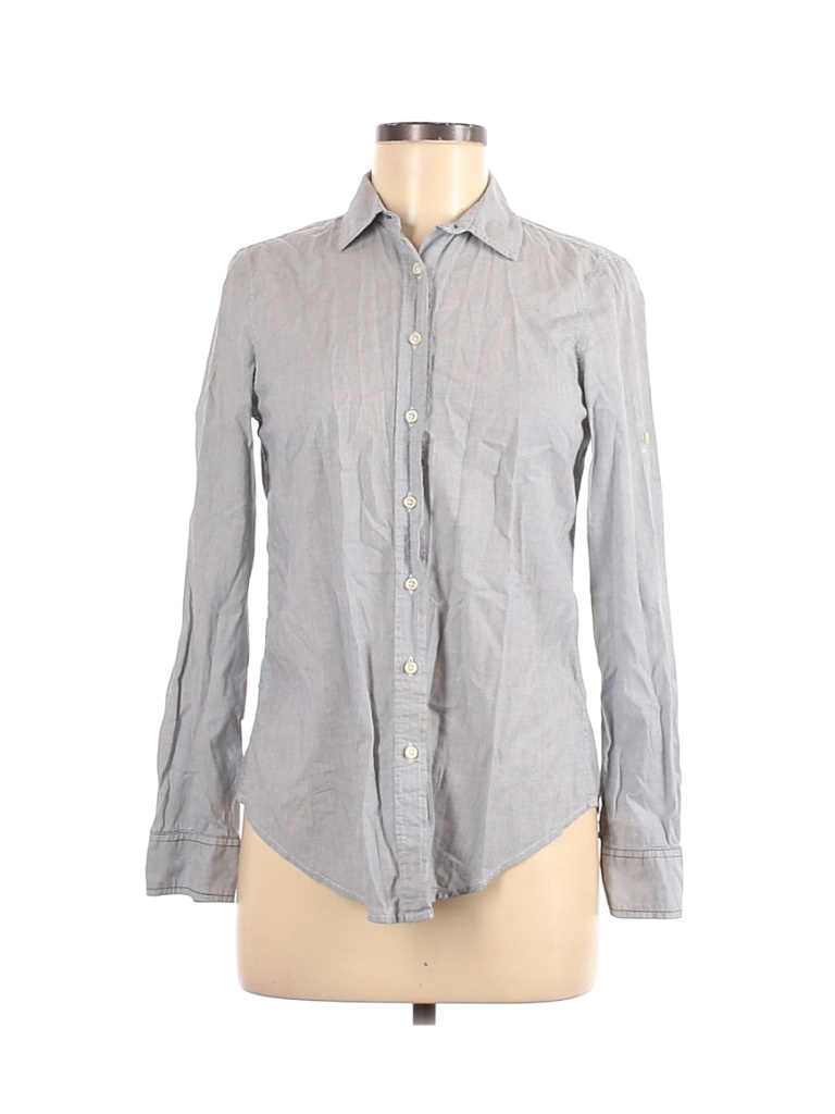 Gap Gray Long Sleeve Button-Down Shirt Size S - photo 1